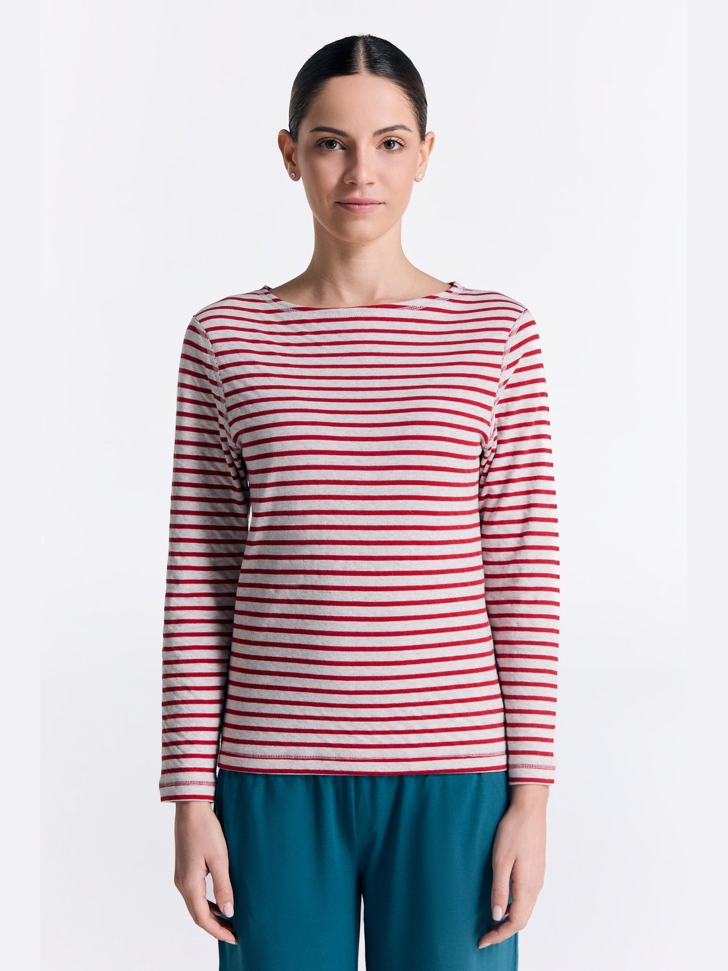 Bio-Baumwoll Damen Wendelangarmshirt - Evermind.eco