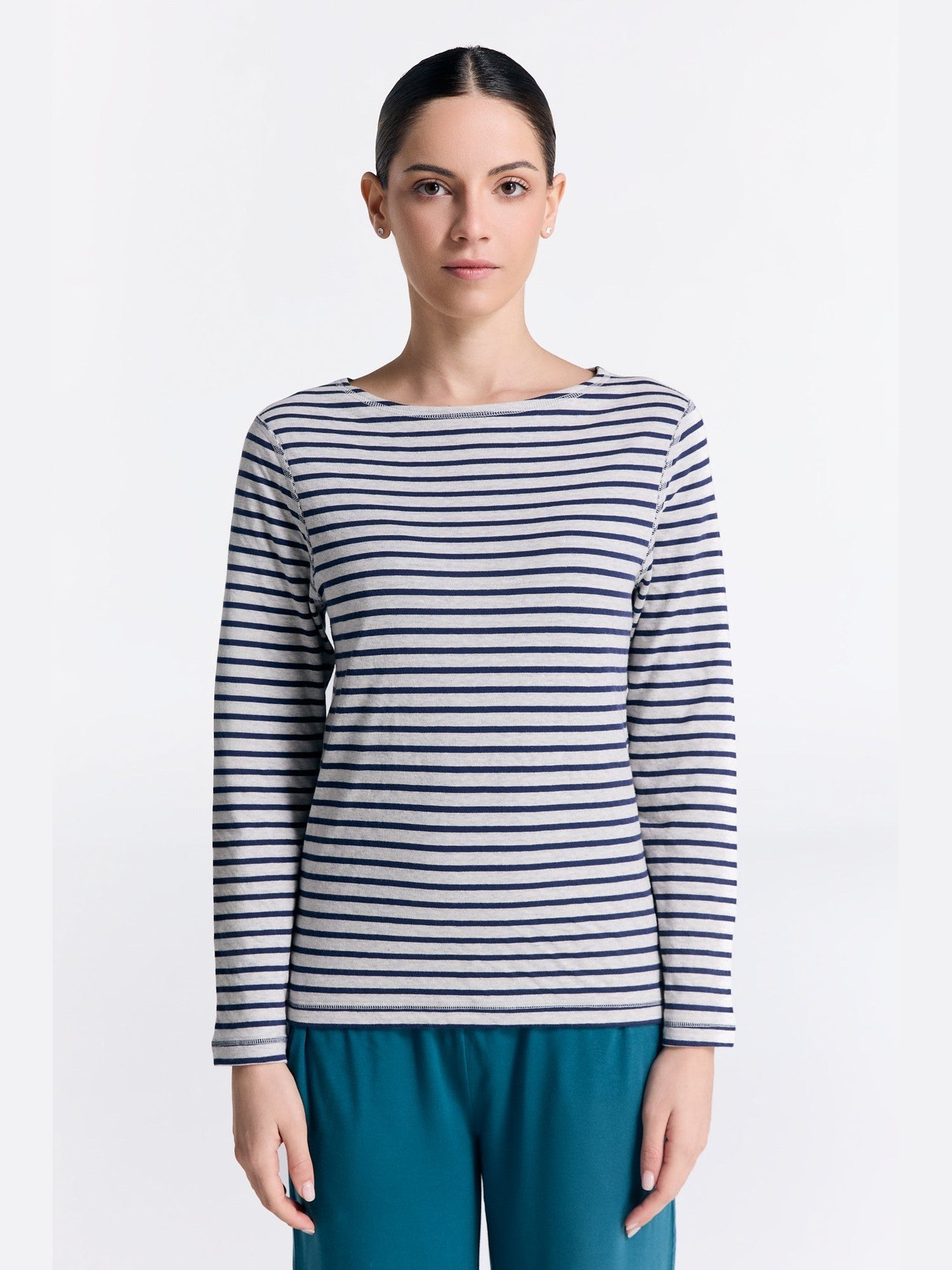 Bio-Baumwoll Damen Wendelangarmshirt - Evermind.eco