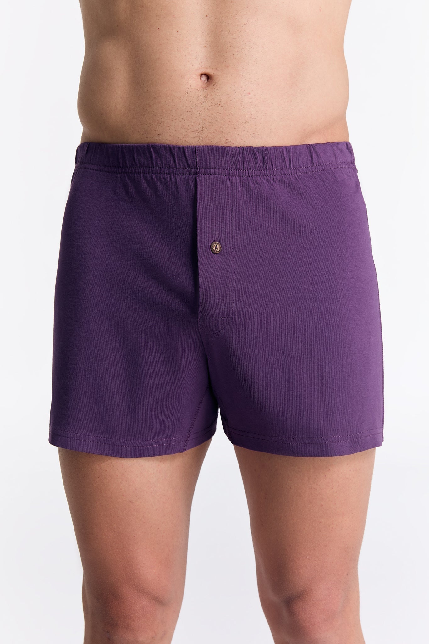 Bio-Baumwoll-Herren Boxershorts mit Eingriff - Evermind.eco