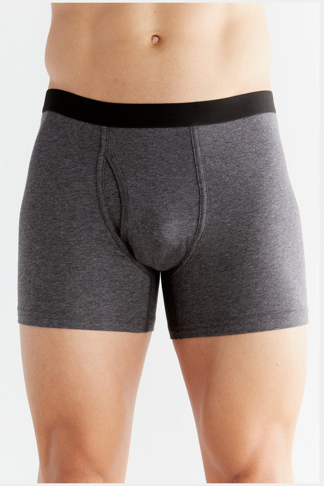 Bio-Baumwoll-Herren Boxershorts mit Eingriff - Evermind.eco