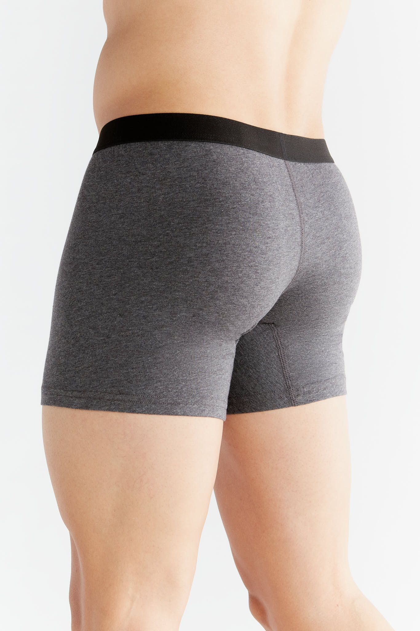 Bio-Baumwoll-Herren Boxershorts mit Eingriff - 3er Pack - Evermind.eco