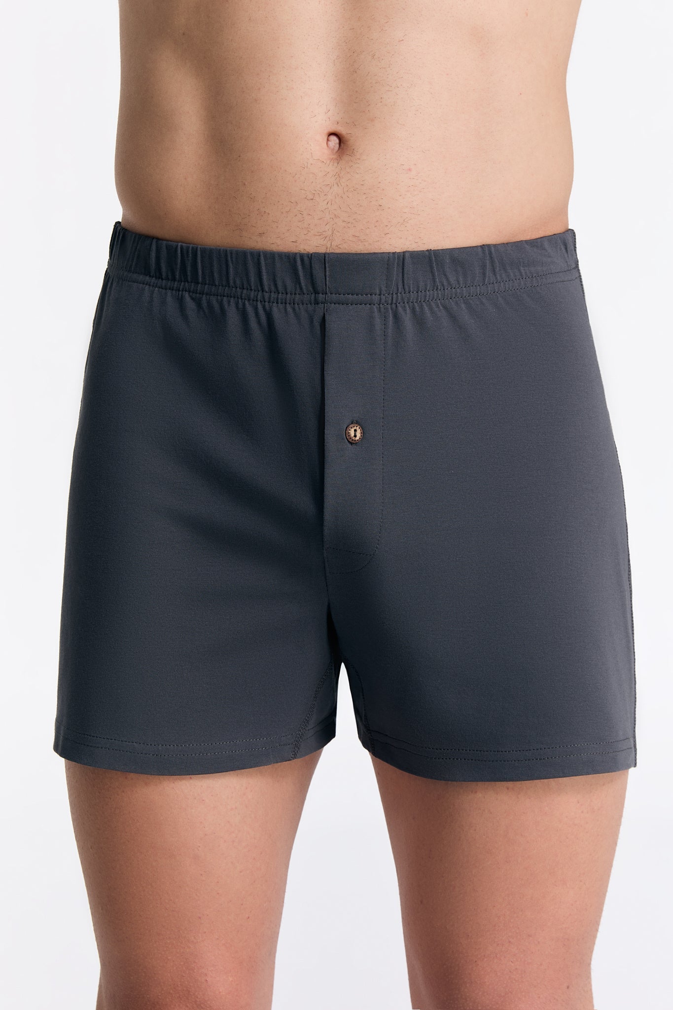 Bio-Baumwoll-Herren Boxershorts mit Eingriff - Evermind.eco