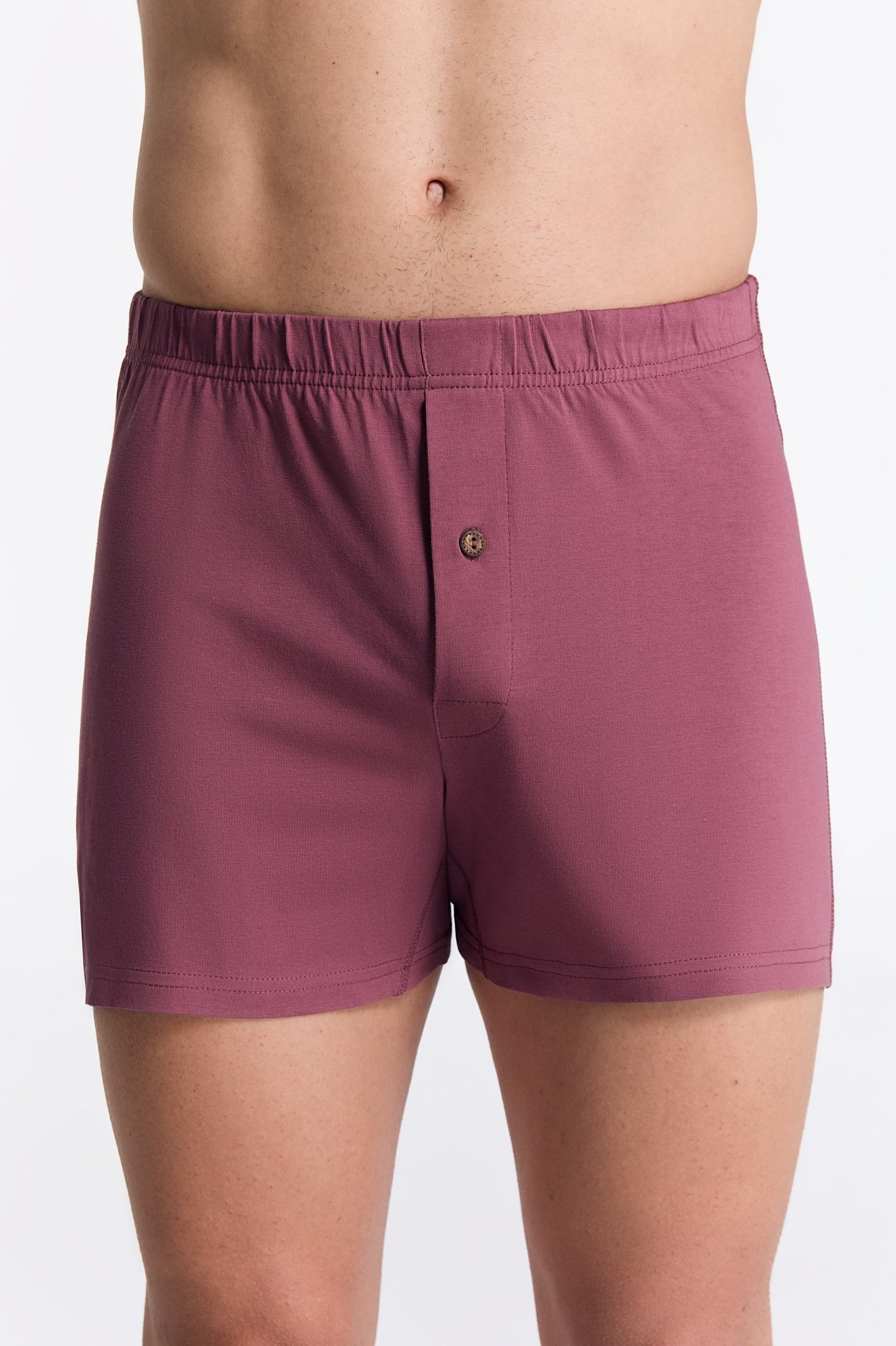 Bio-Baumwoll-Herren Boxershorts mit Eingriff - Evermind.eco