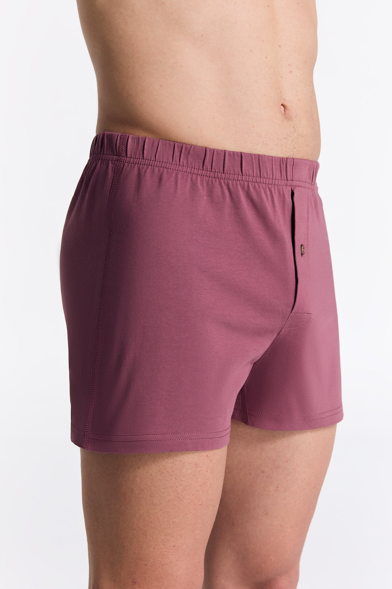 Bio-Baumwoll-Herren Boxershorts mit Eingriff - Evermind.eco