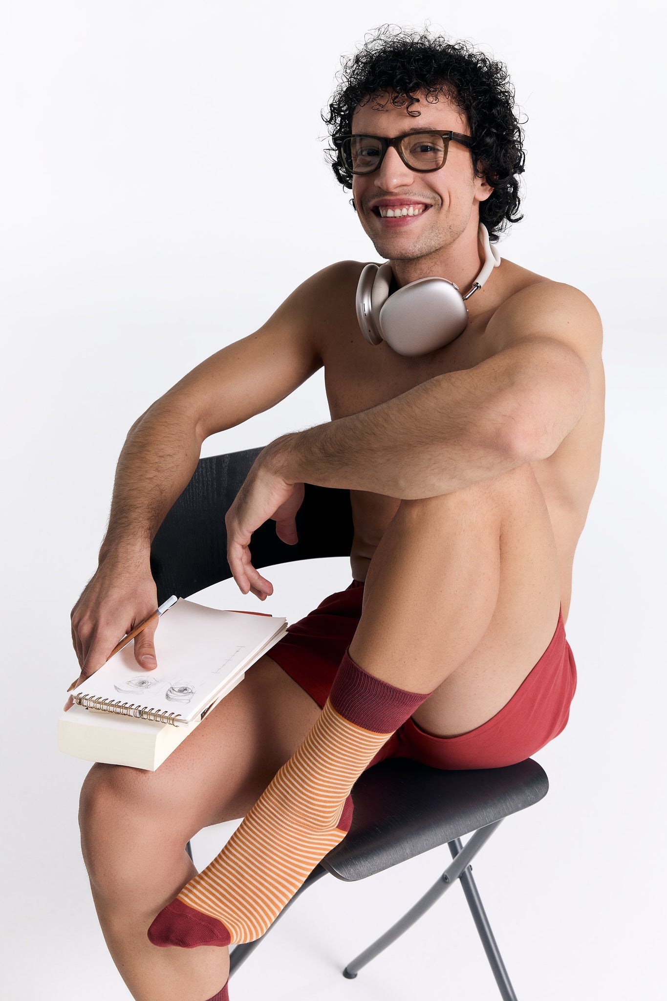 Bio-Baumwoll-Herren Boxershorts mit Eingriff - Evermind.eco