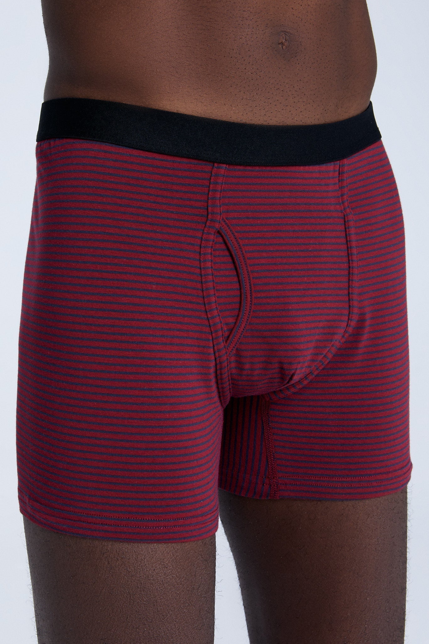 Bio-Baumwoll-Herren Boxershorts mit Eingriff - Evermind.eco