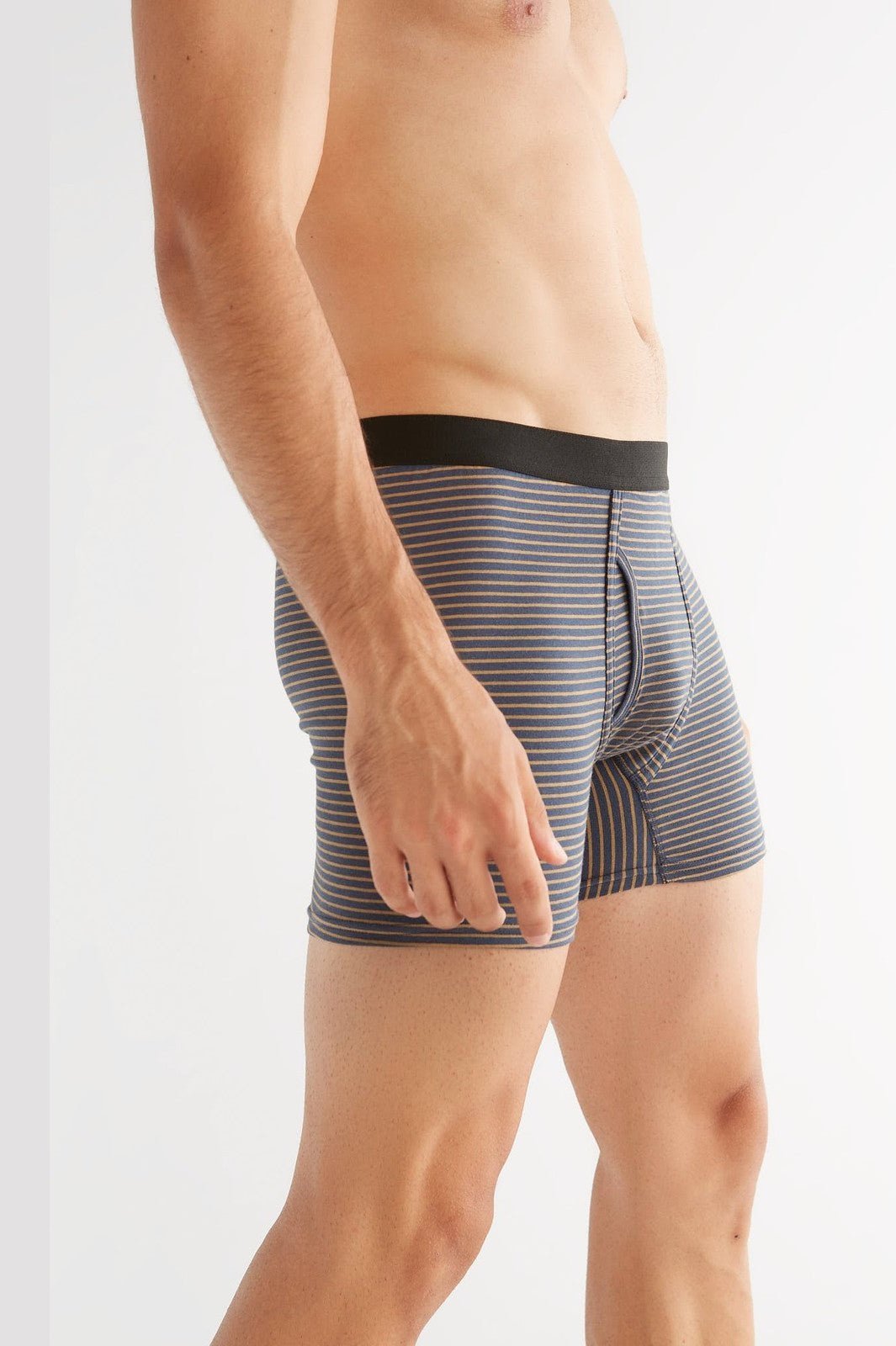Bio-Baumwoll-Herren Boxershorts mit Eingriff - Evermind.eco