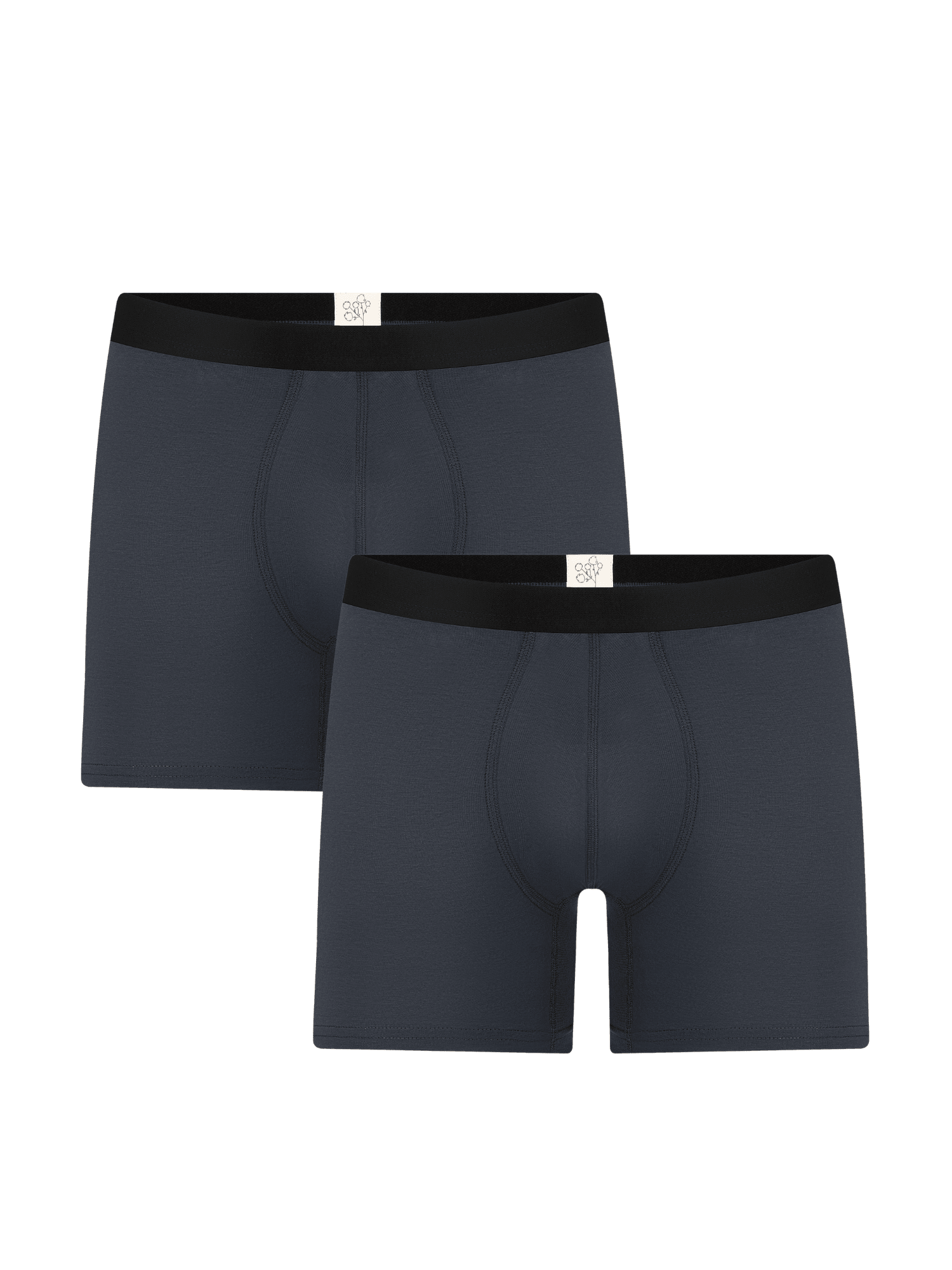 Bio-Baumwoll-Herren Long Trunks - 2er Pack - Evermind.eco