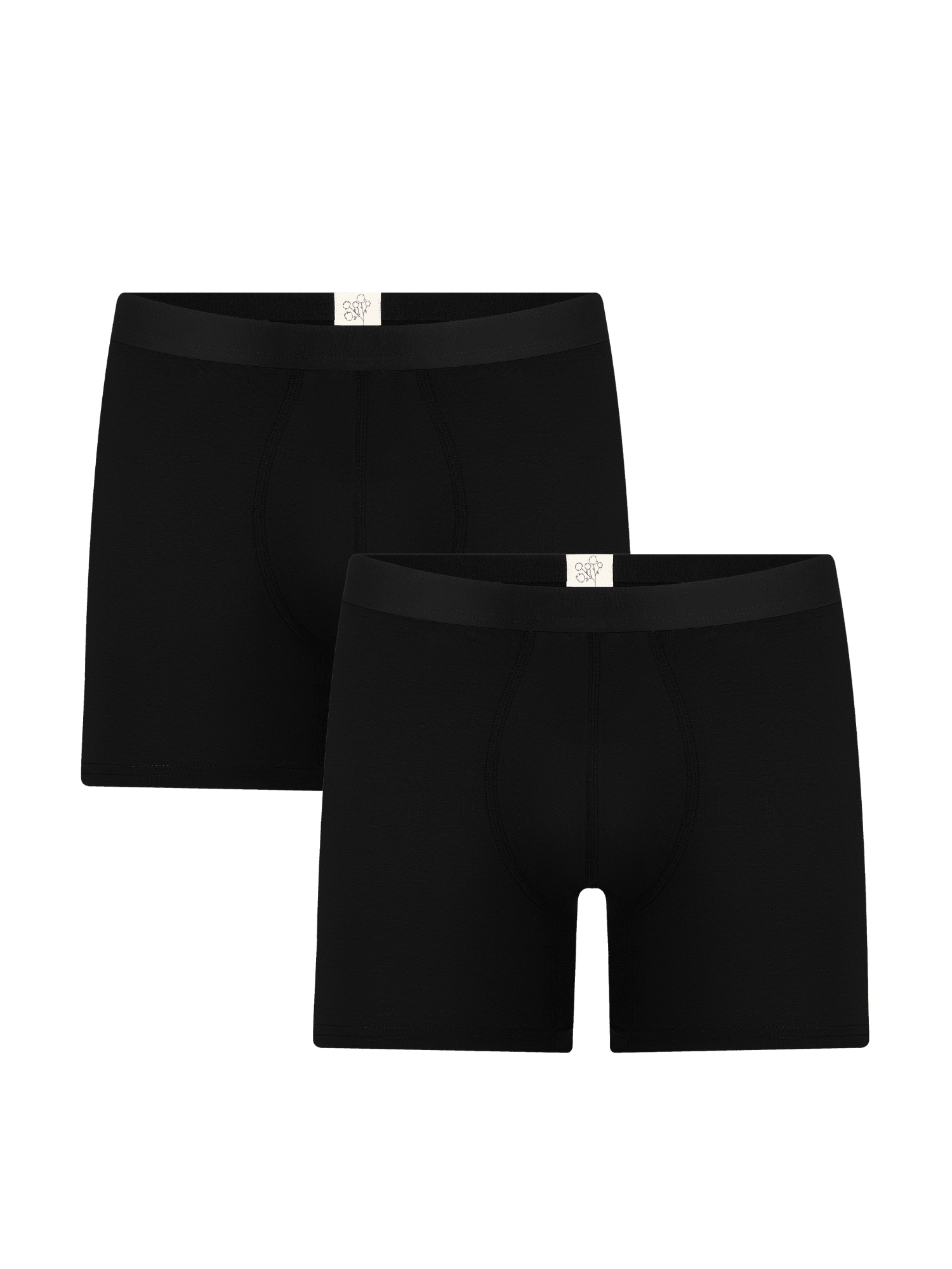 Bio-Baumwoll-Herren Long Trunks - 2er Pack - Evermind.eco
