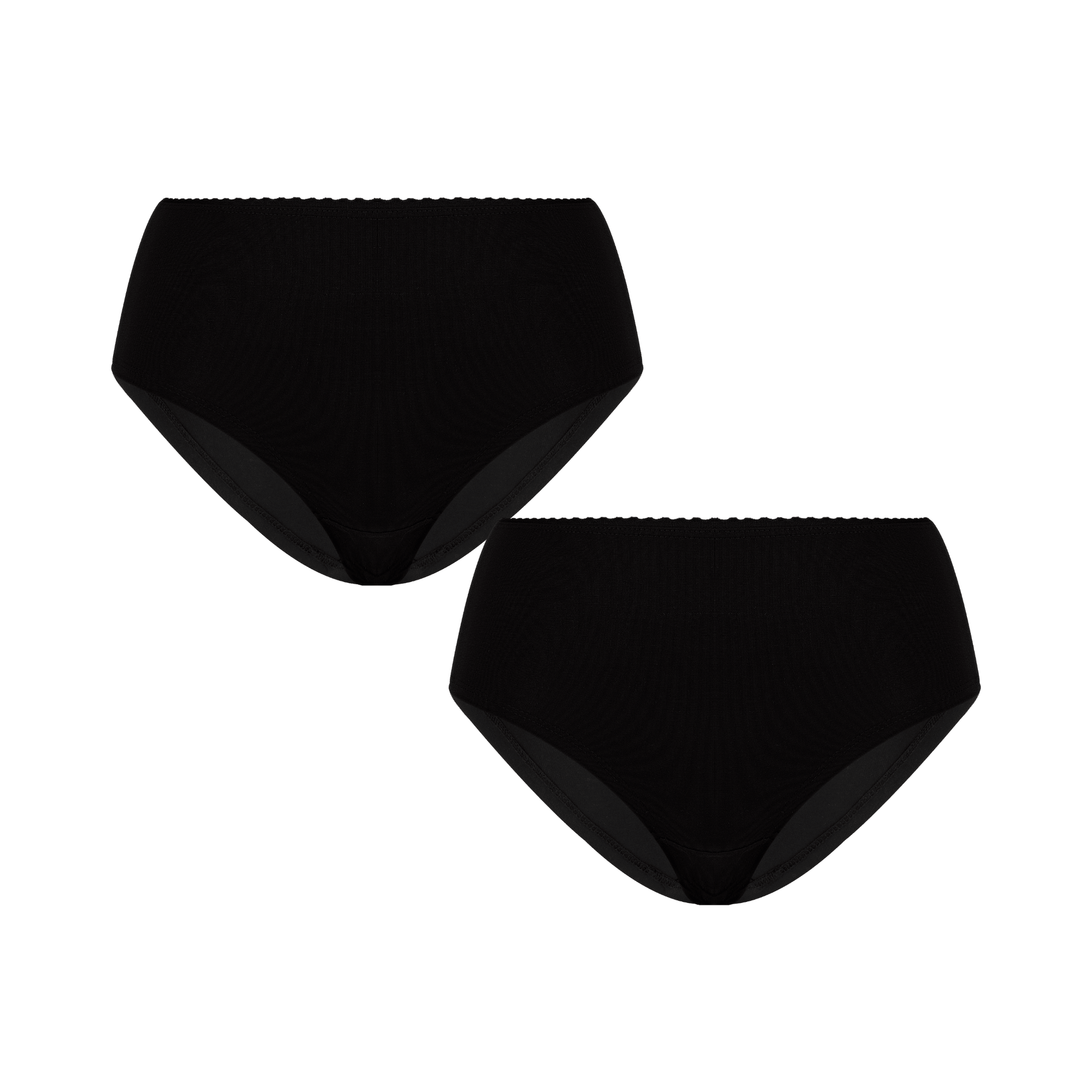 Bio-Baumwoll-Hipster mit Spitze - 2er Pack - Evermind.eco