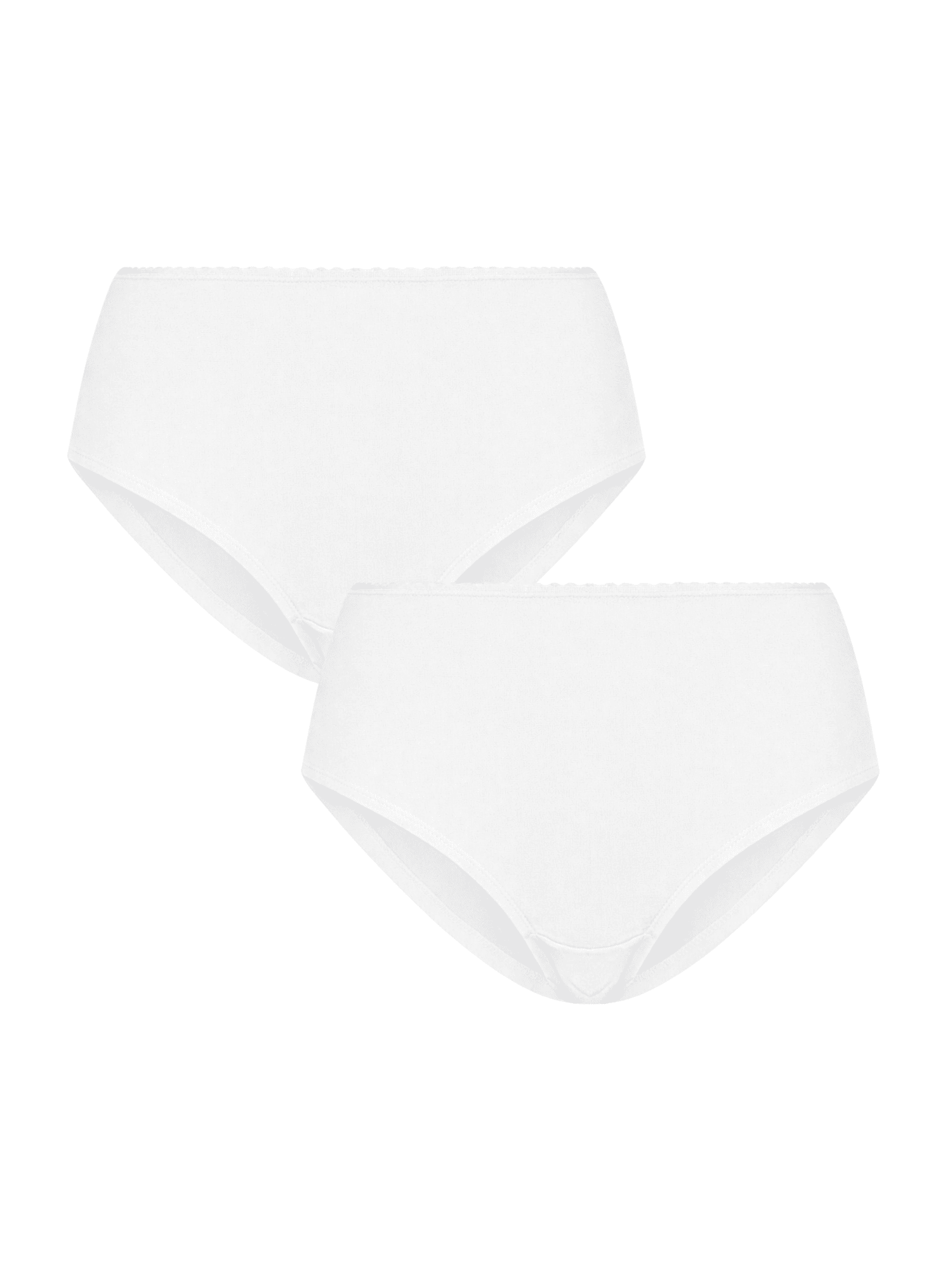 Bio-Baumwoll-Hipster mit Spitze - 2er Pack - Evermind.eco
