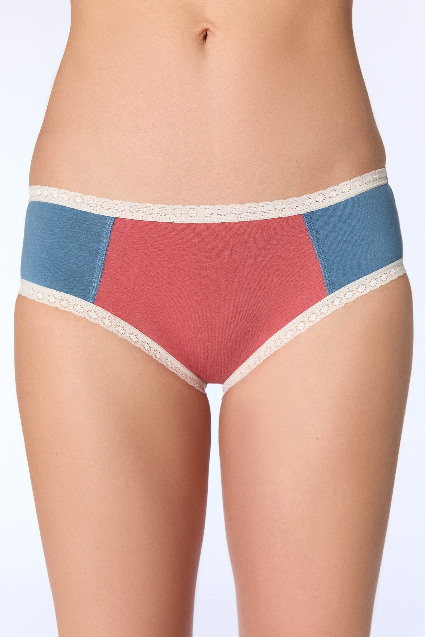 Bio-Baumwoll-Hipster mit Spitze - Evermind.eco