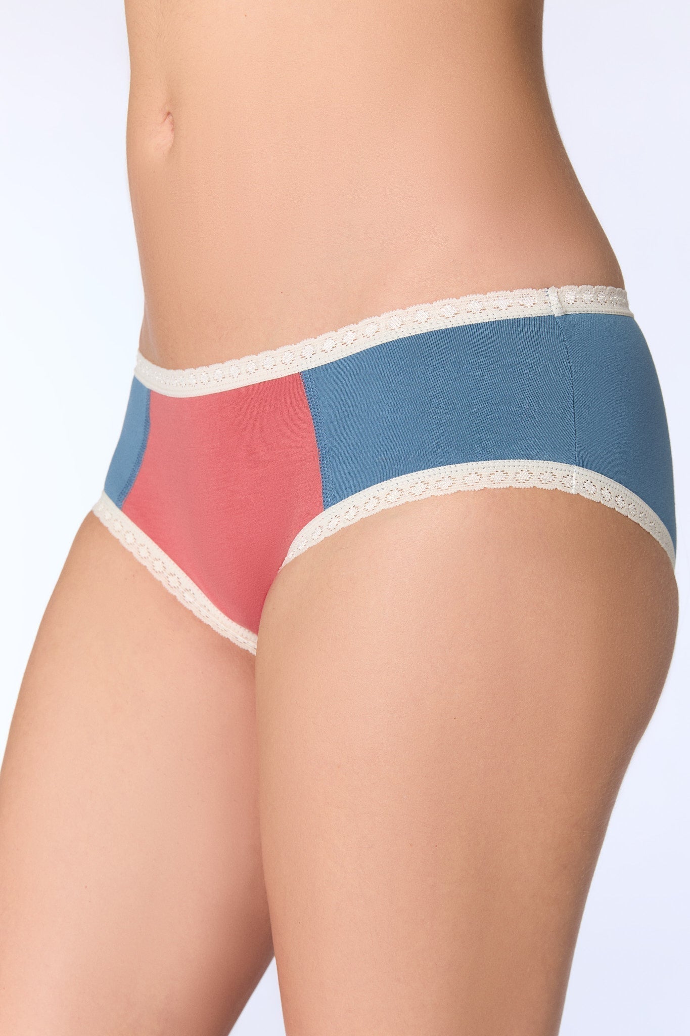 Bio-Baumwoll-Hipster mit Spitze - Evermind.eco