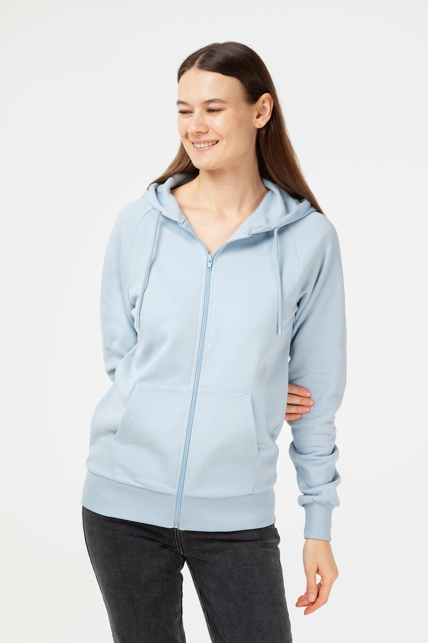 Bio-Baumwoll Kapuzenjacke Unisex - Evermind.eco