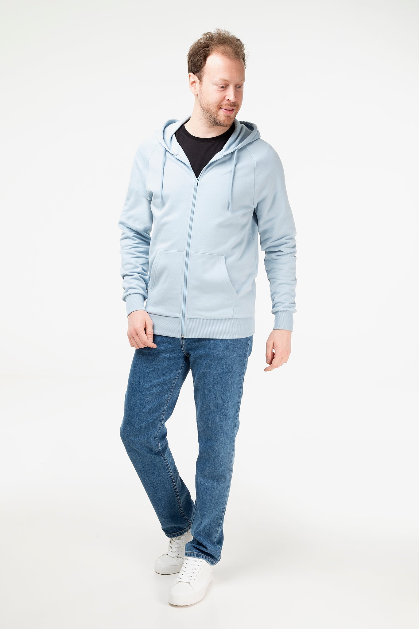 Bio-Baumwoll Kapuzenjacke Unisex - Evermind.eco