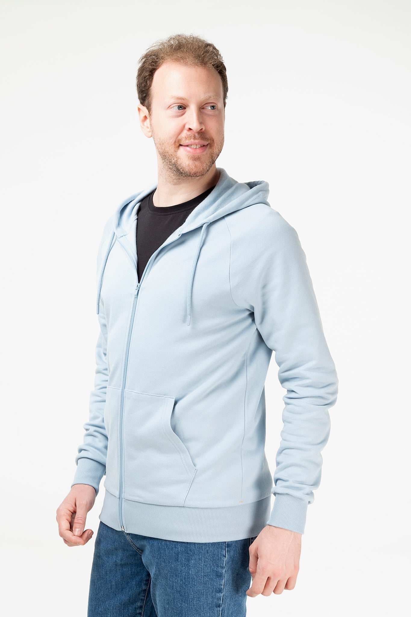 Bio-Baumwoll Kapuzenjacke Unisex - Evermind.eco