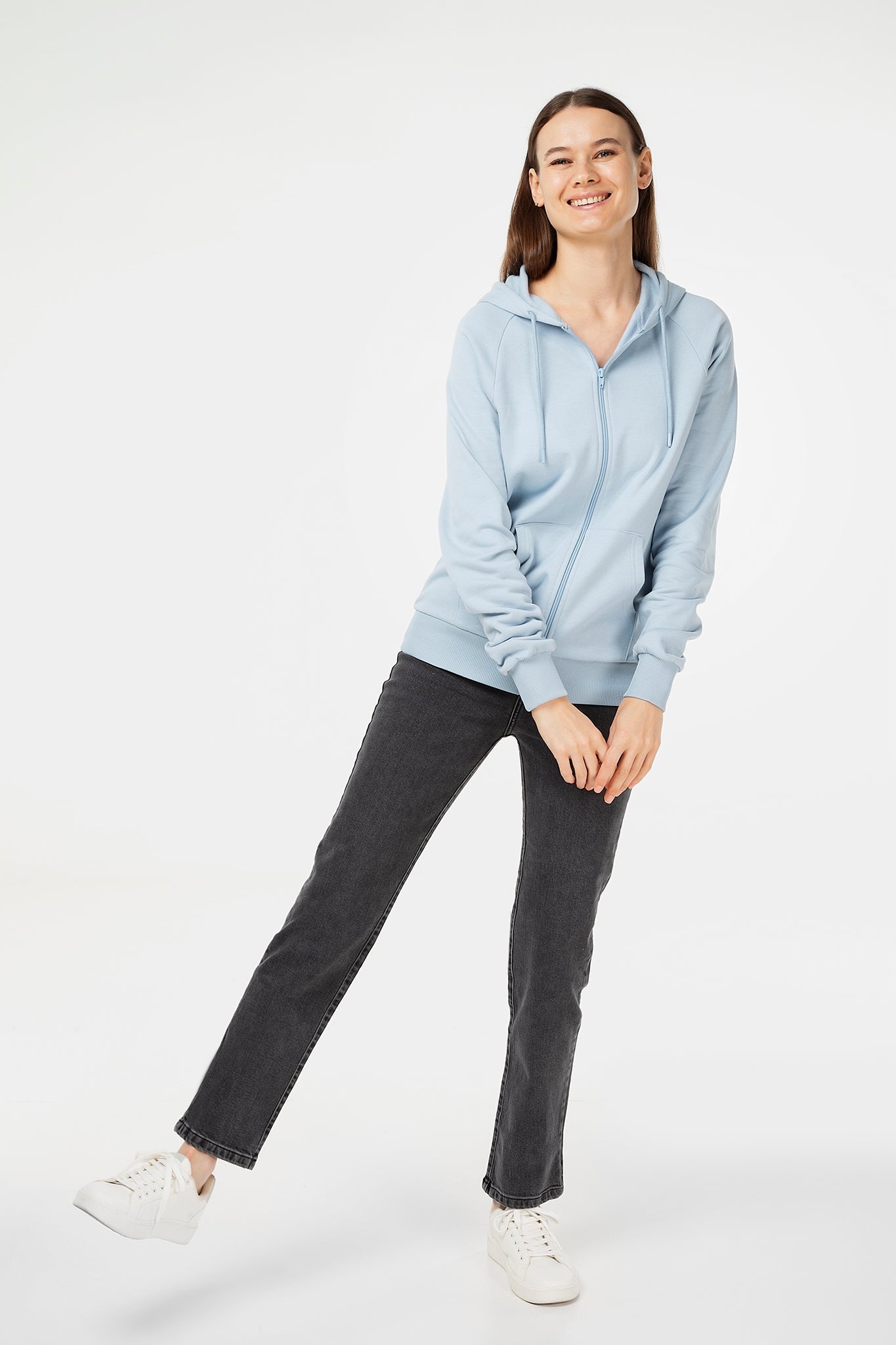Bio-Baumwoll Kapuzenjacke Unisex - Evermind.eco
