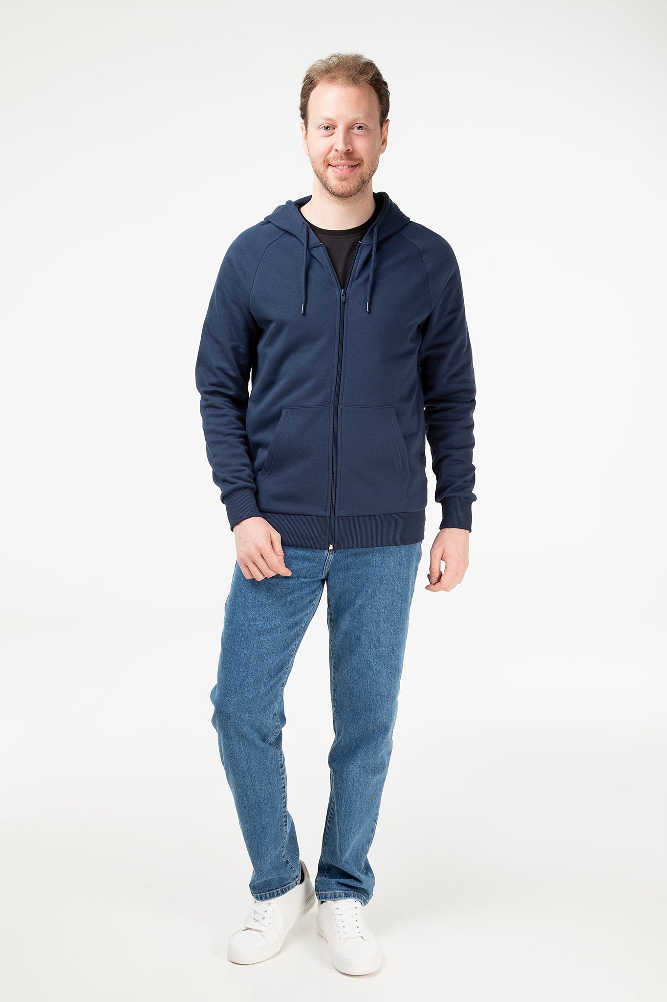 Bio-Baumwoll Kapuzenjacke Unisex - Evermind.eco