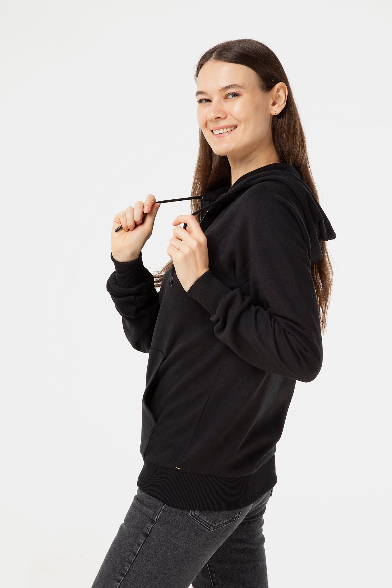 Bio-Baumwoll Kapuzenjacke Unisex - Evermind.eco