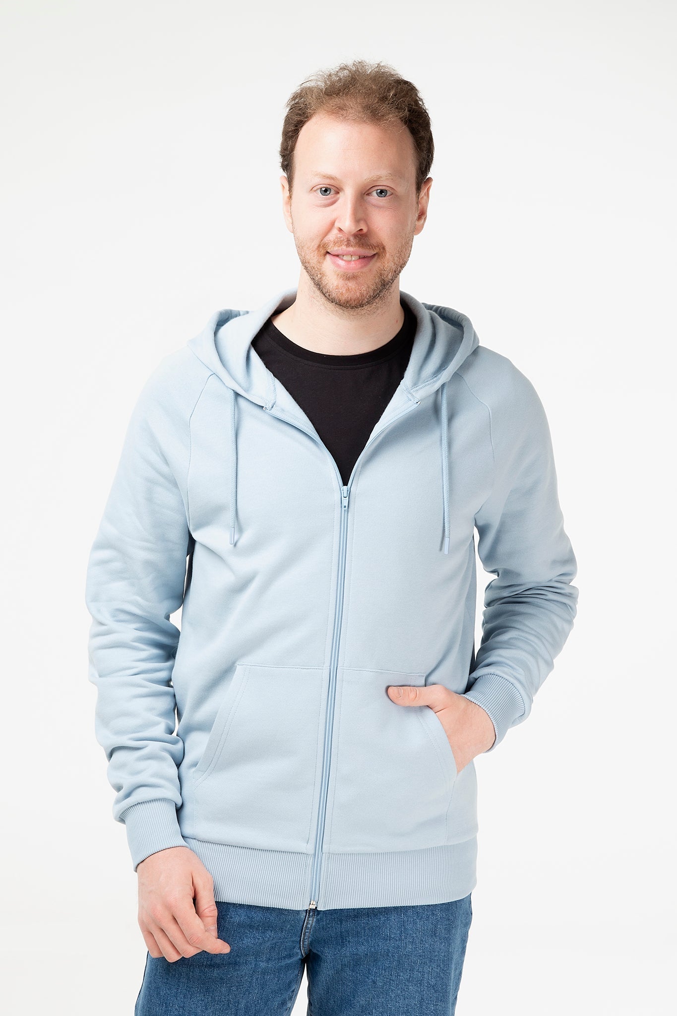 Bio-Baumwoll Kapuzenjacke Unisex - Evermind.eco