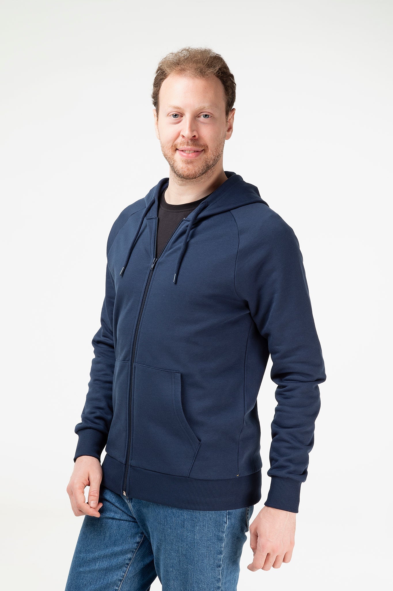 Bio-Baumwoll Kapuzenjacke Unisex - Evermind.eco