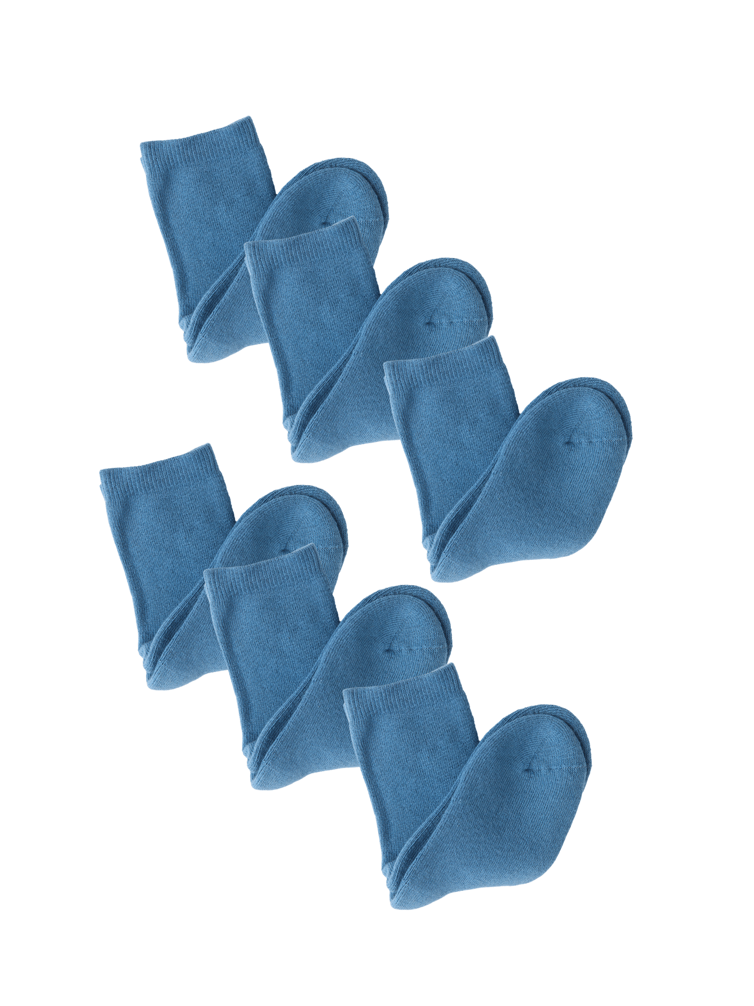 Bio-Baumwoll-Kinder Frotteesocken – 6er Pack - Evermind.eco