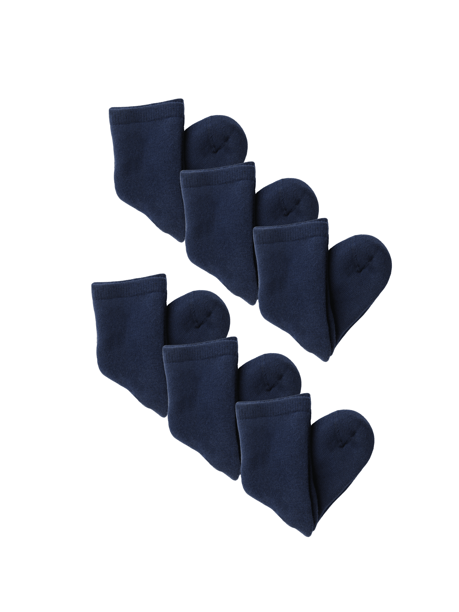 Bio-Baumwoll-Kinder Frotteesocken – 6er Pack - Evermind.eco