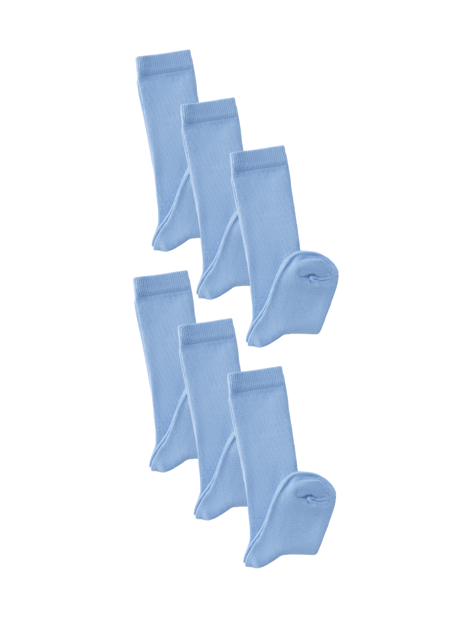 Bio-Baumwoll-Kinderkniestrümpfe – 6er Pack - Evermind.eco