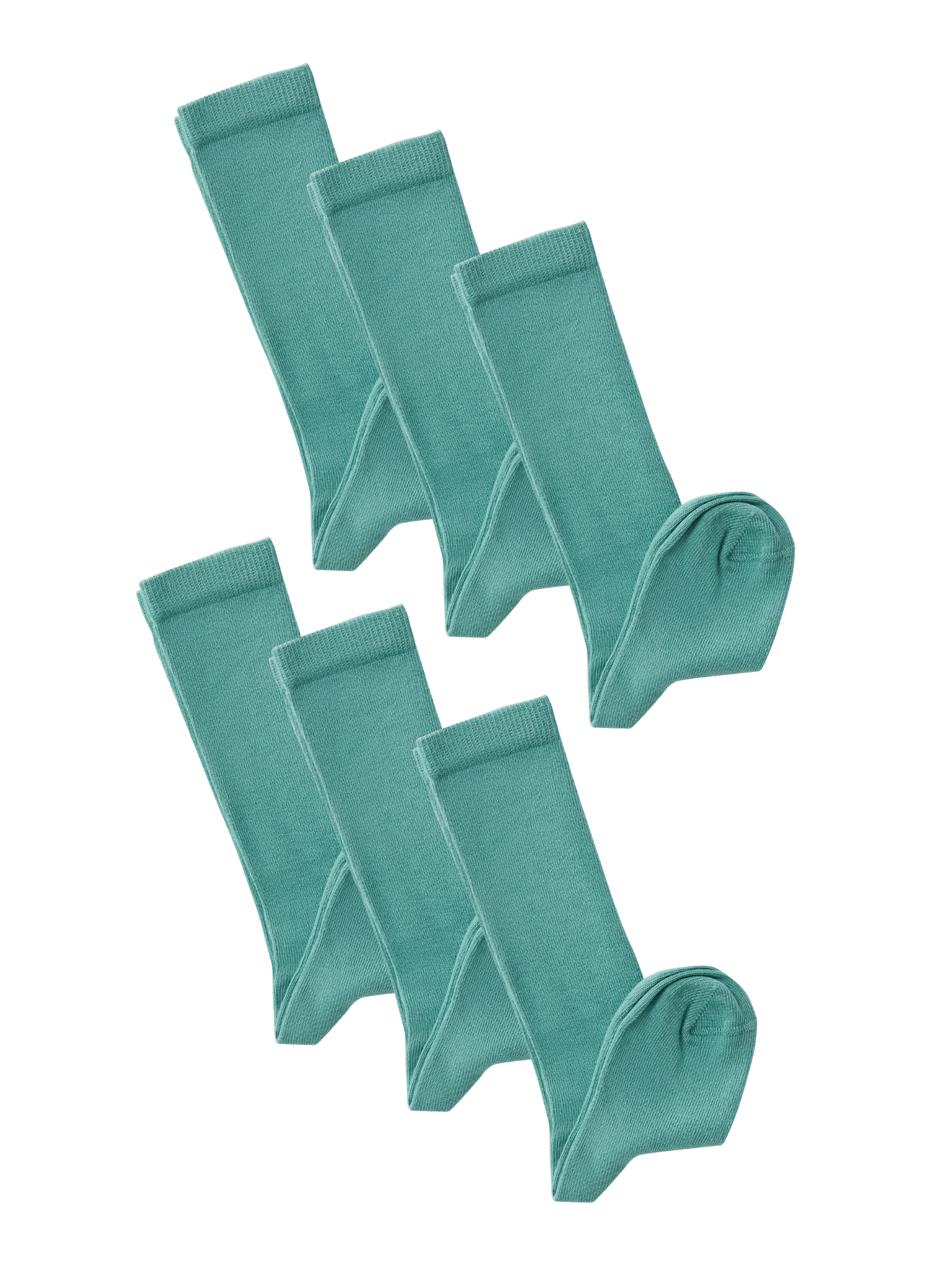 Bio-Baumwoll-Kinderkniestrümpfe – 6er Pack - Evermind.eco