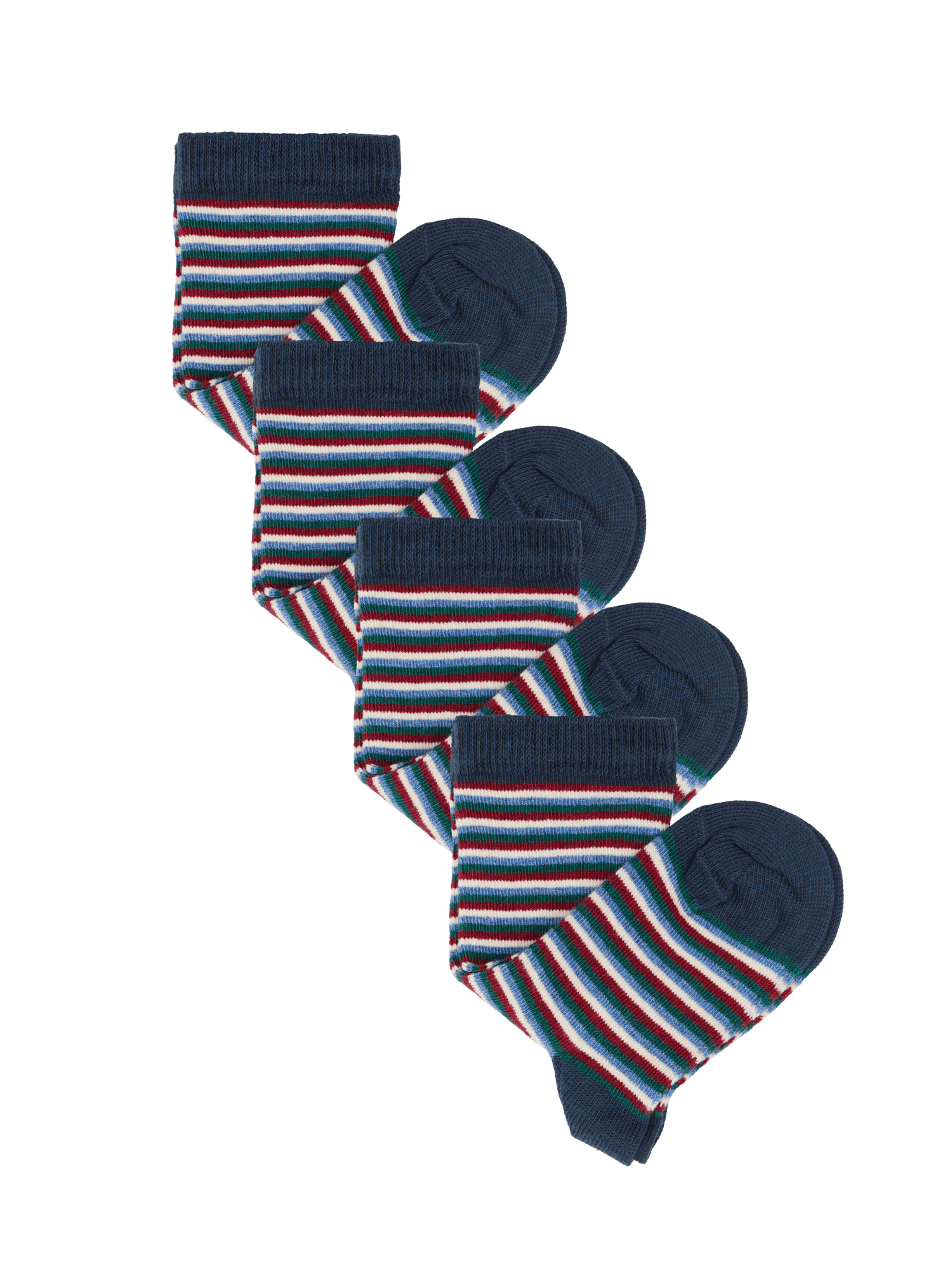 Bio-Baumwoll-Kindersocken-4er Pack - Evermind.eco