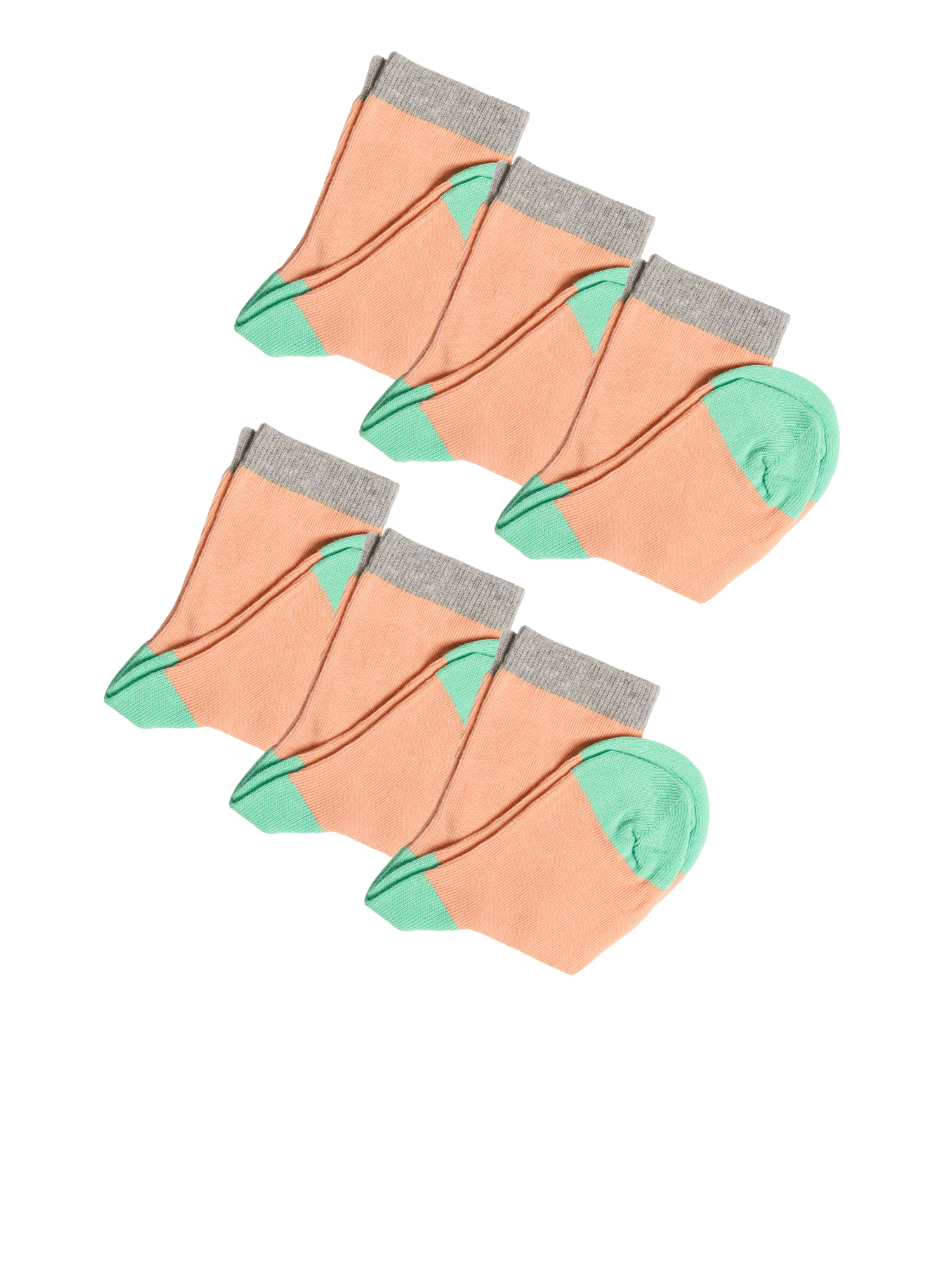 Bio-Baumwoll-Kindersocken – 6er Pack - Evermind.eco