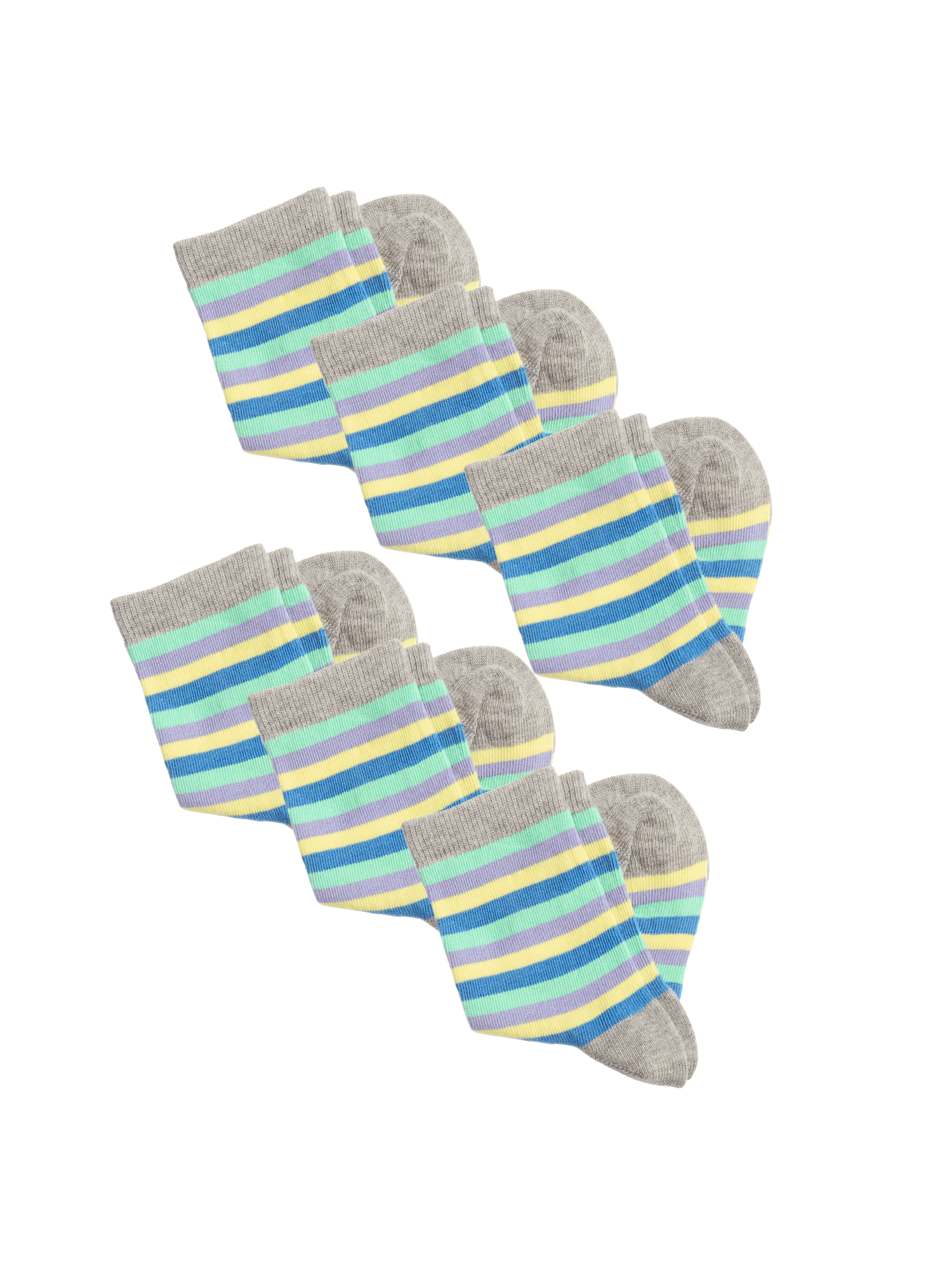 Bio-Baumwoll-Kindersocken – 6er Pack - Evermind.eco