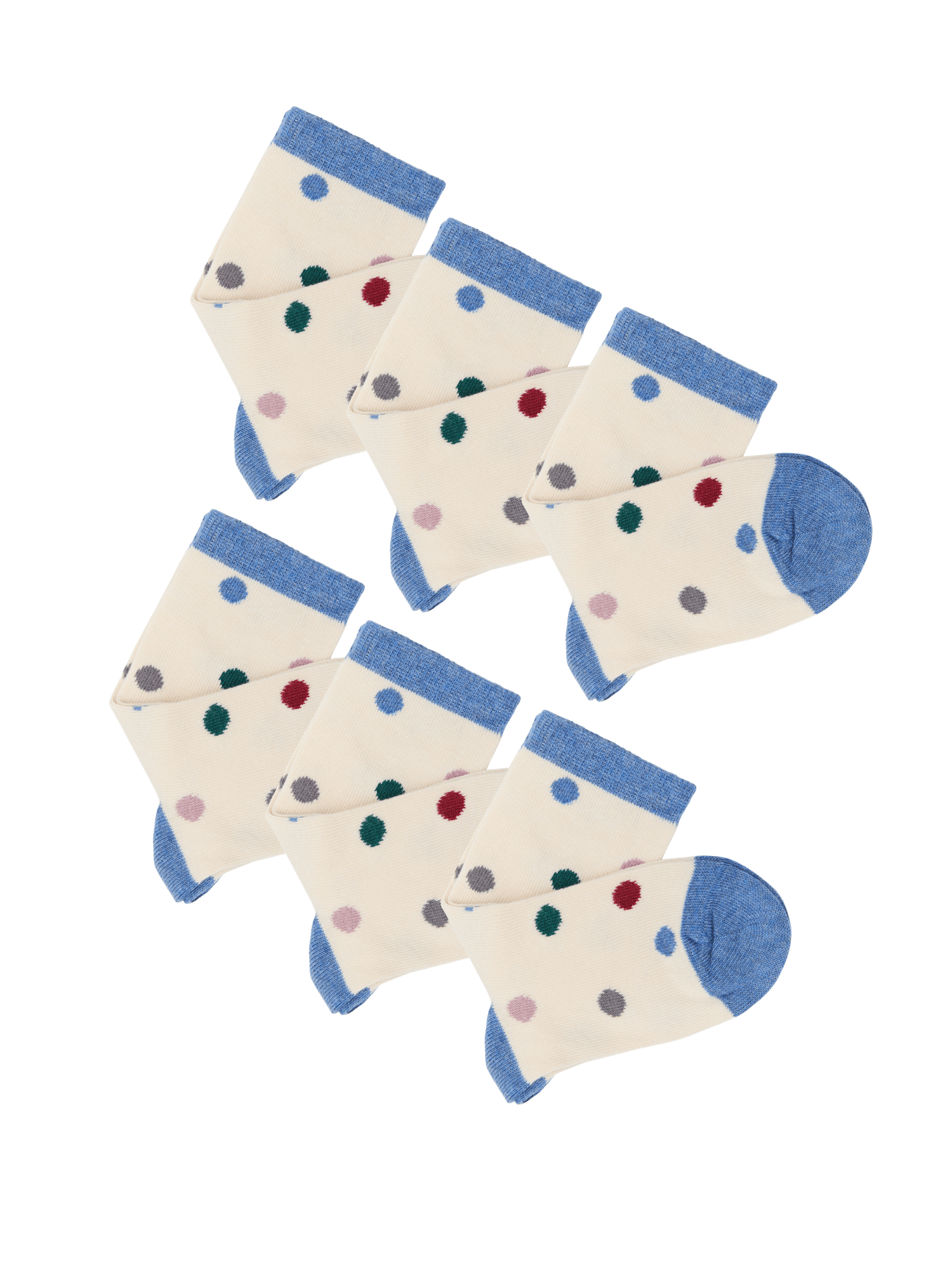 Bio-Baumwoll-Kindersocken – 6er Pack - Evermind.eco