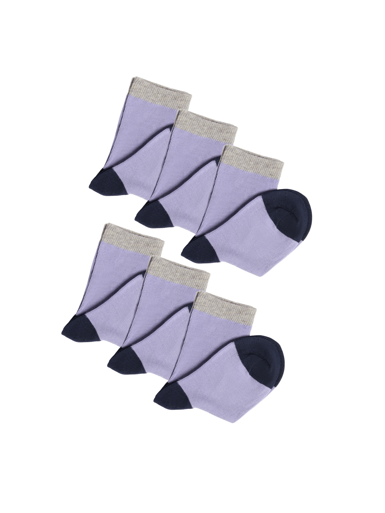 Bio-Baumwoll-Kindersocken – 6er Pack - Evermind.eco