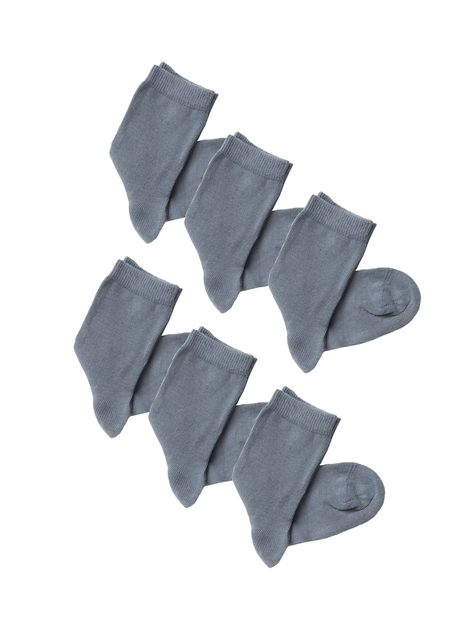 Bio-Baumwoll-Kindersocken – 6er Pack - Evermind.eco