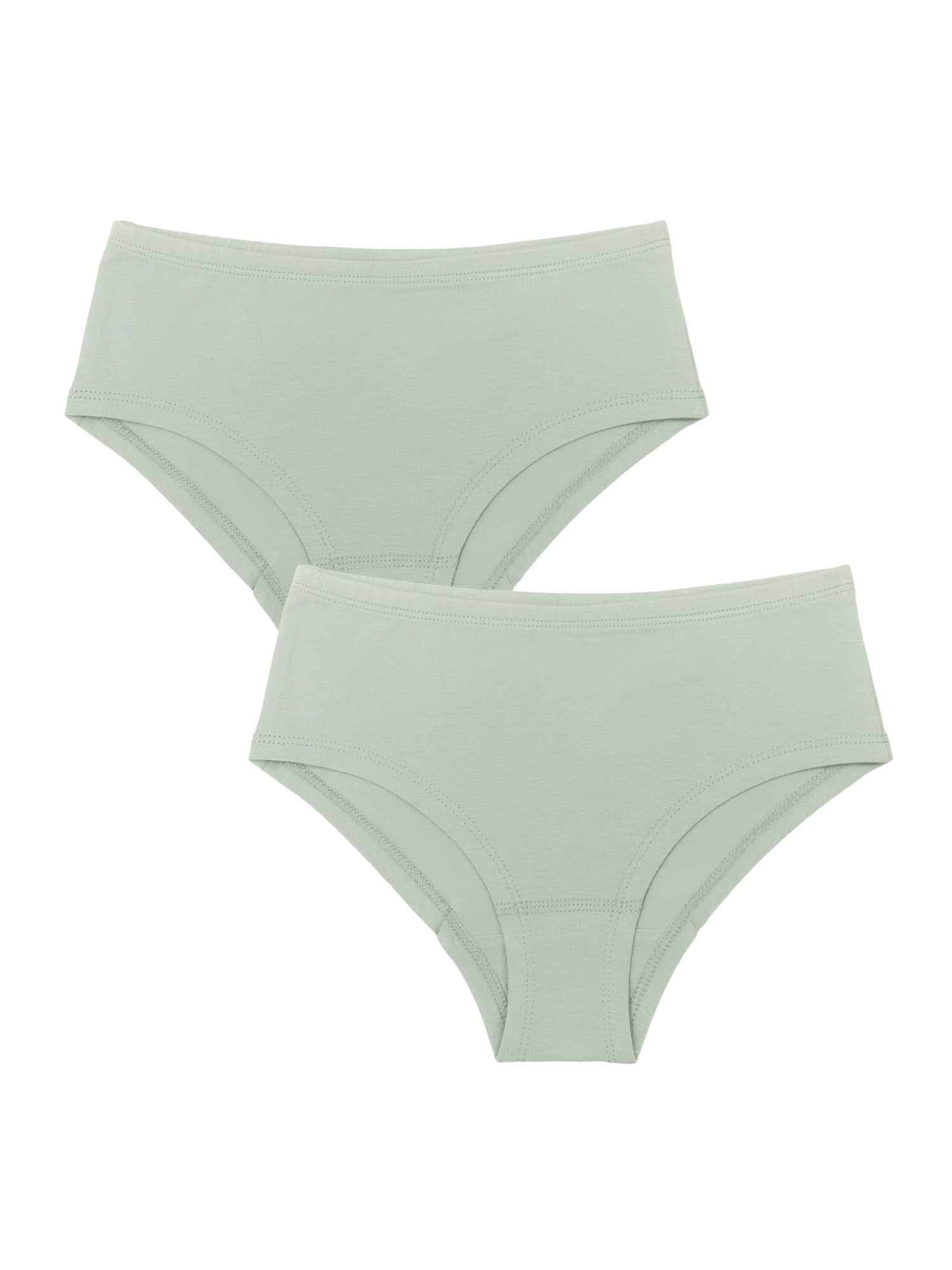 Bio-Baumwoll-Mädchen Hipster-2er Pack - Evermind.eco