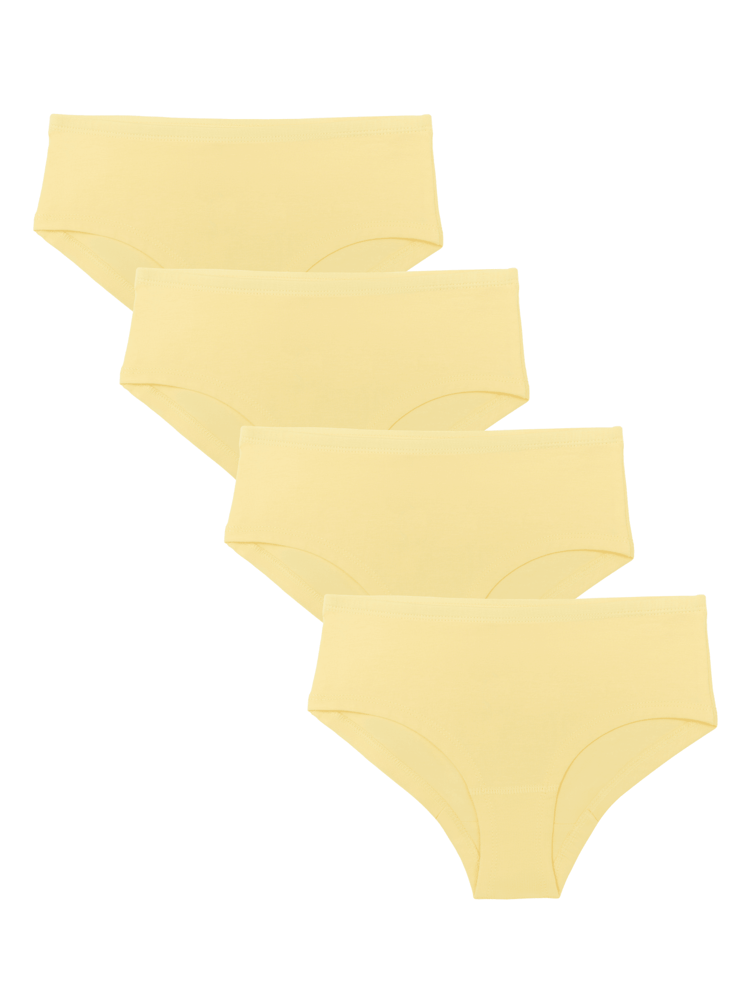 Bio-Baumwoll-Mädchen Hipster-4er Pack - Evermind.eco