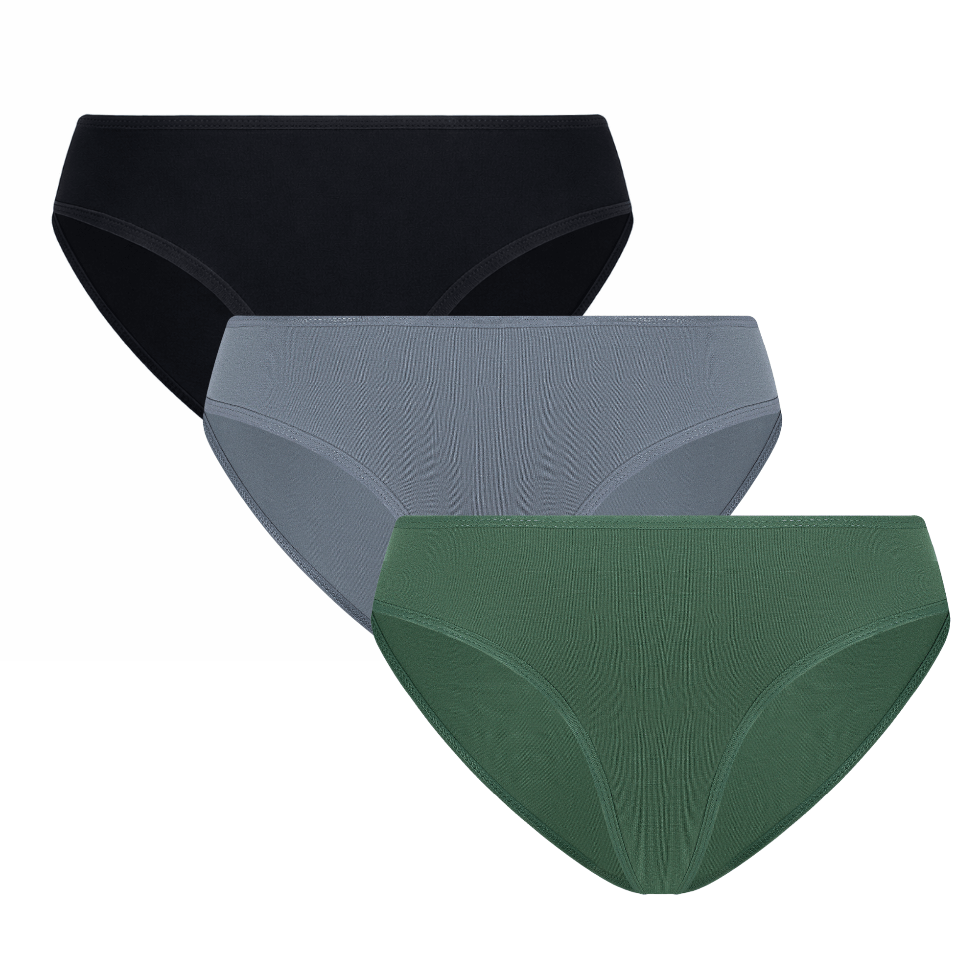 Bio-Baumwoll-Slip klassisch - 3er Pack - Evermind.eco