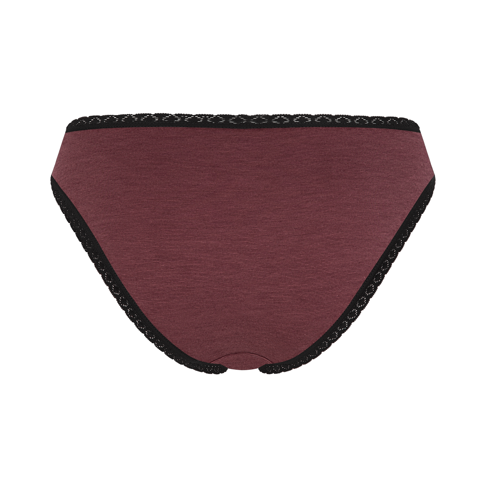Bio-Baumwoll-Slip mit Spitze - Evermind.eco