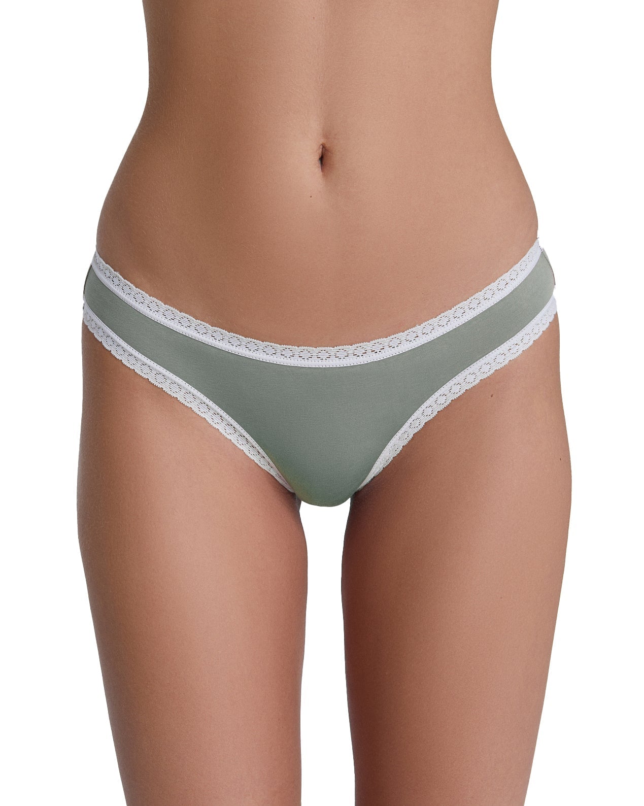 Bio-Baumwoll-Slip mit Spitze – 2er Pack - Evermind.eco