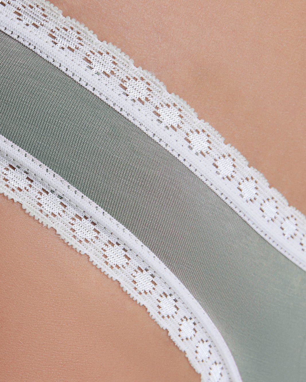 Bio-Baumwoll-Slip mit Spitze – 2er Pack - Evermind.eco
