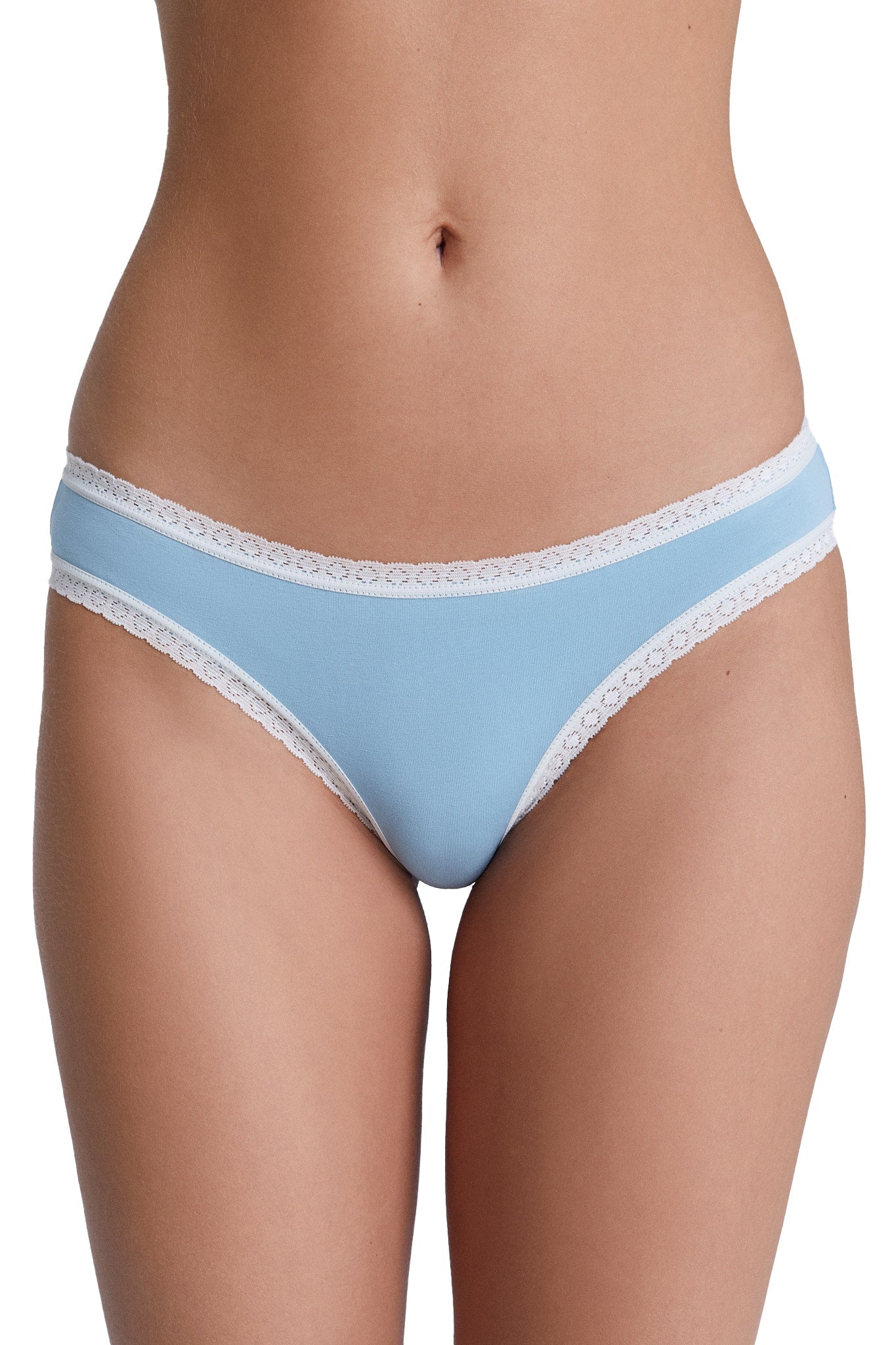 Bio-Baumwoll-Slip mit Spitze – 2er Pack - Evermind.eco