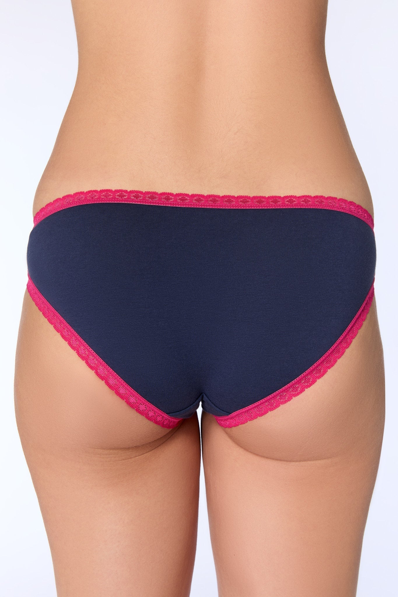 Bio-Baumwoll-Slip mit Spitze - Evermind.eco