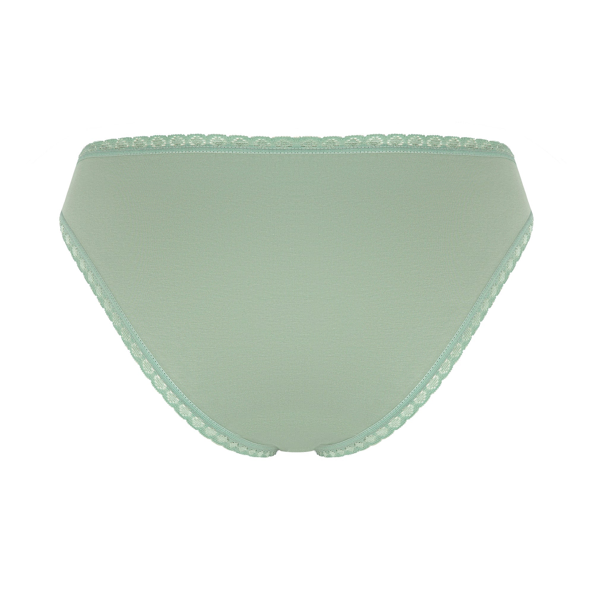 Bio-Baumwoll-Slip mit Spitze - Evermind.eco