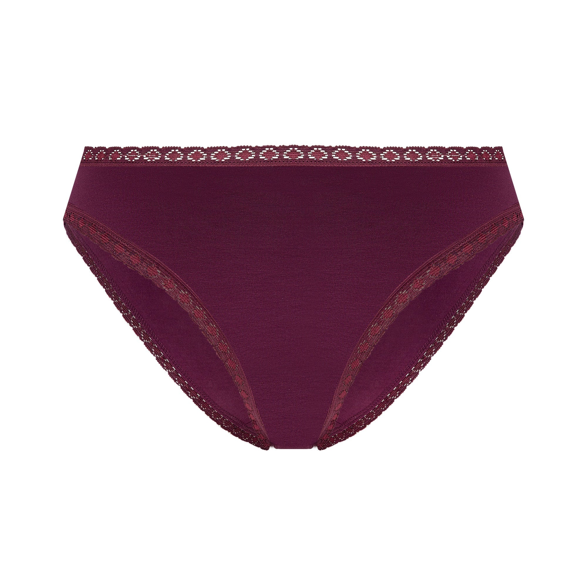 Bio-Baumwoll-Slip mit Spitze – 3er Pack - Evermind.eco