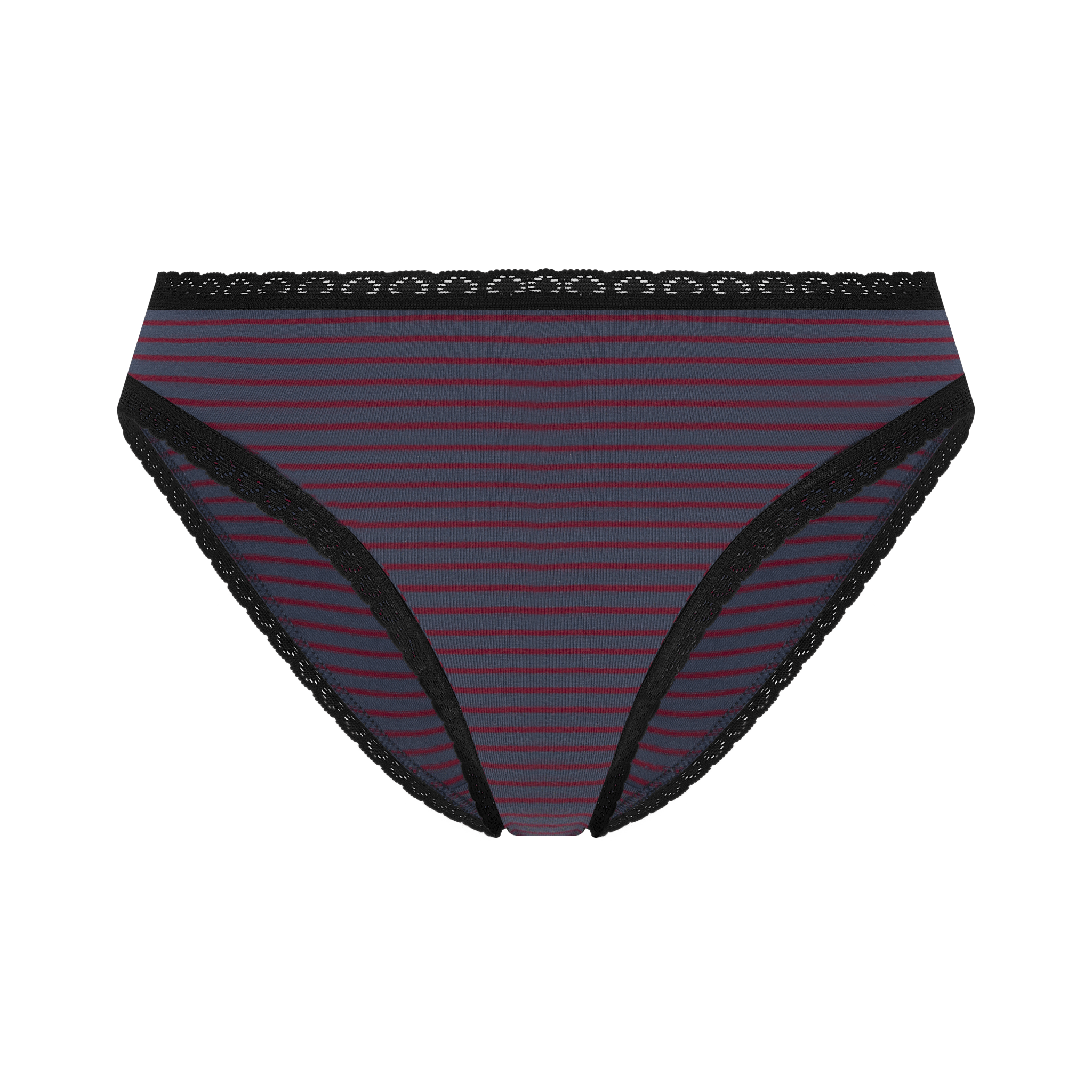 Bio-Baumwoll-Slip mit Spitze – 3er Pack - Evermind.eco