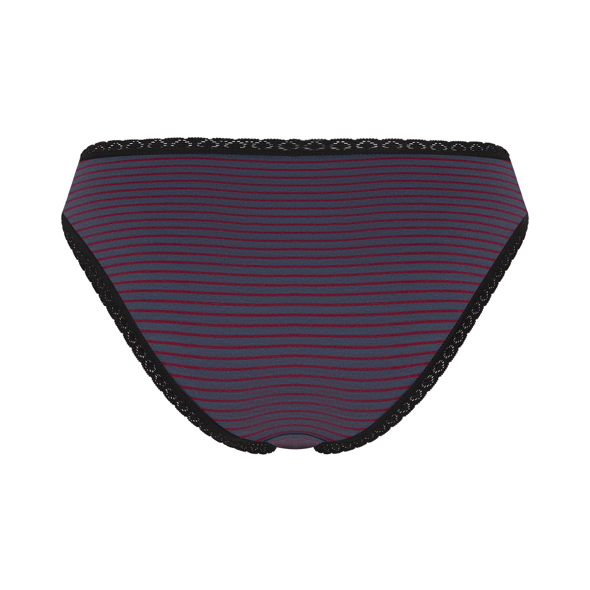 Bio-Baumwoll-Slip mit Spitze – 4er Pack - Evermind.eco