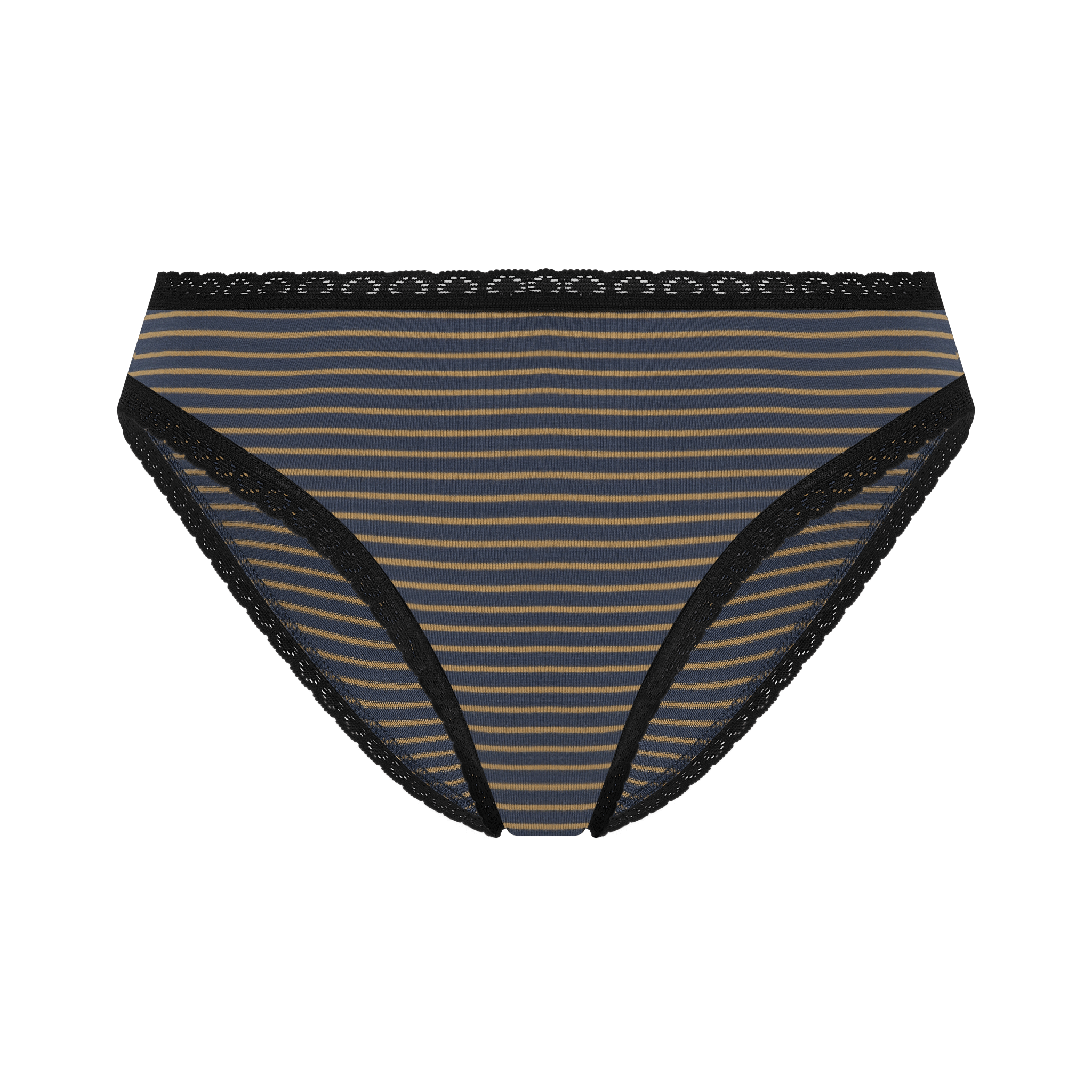 Bio-Baumwoll-Slip mit Spitze – 6er Pack - Evermind.eco