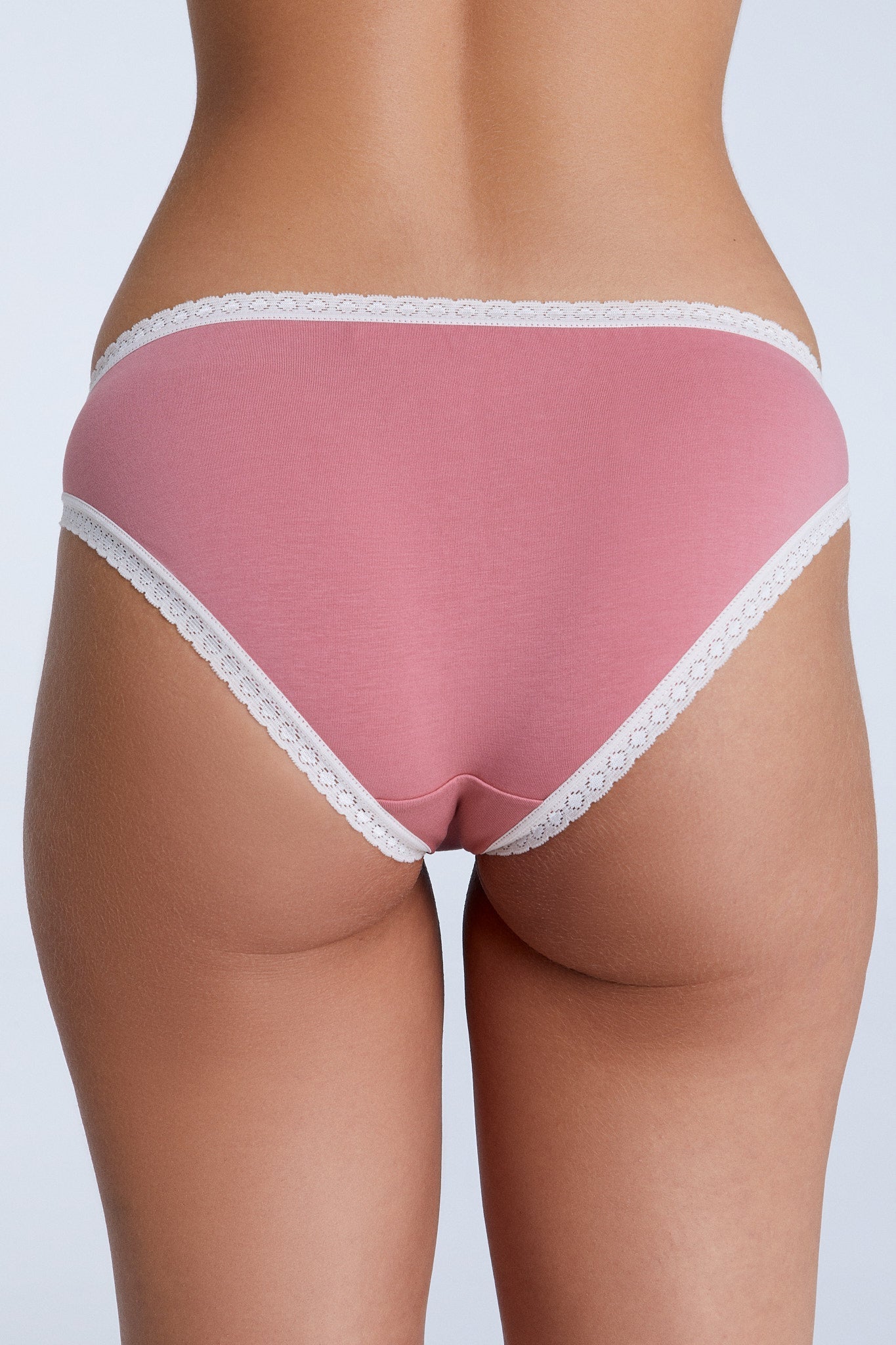 Bio-Baumwoll-Slip mit Spitze – 6er Pack - Evermind.eco