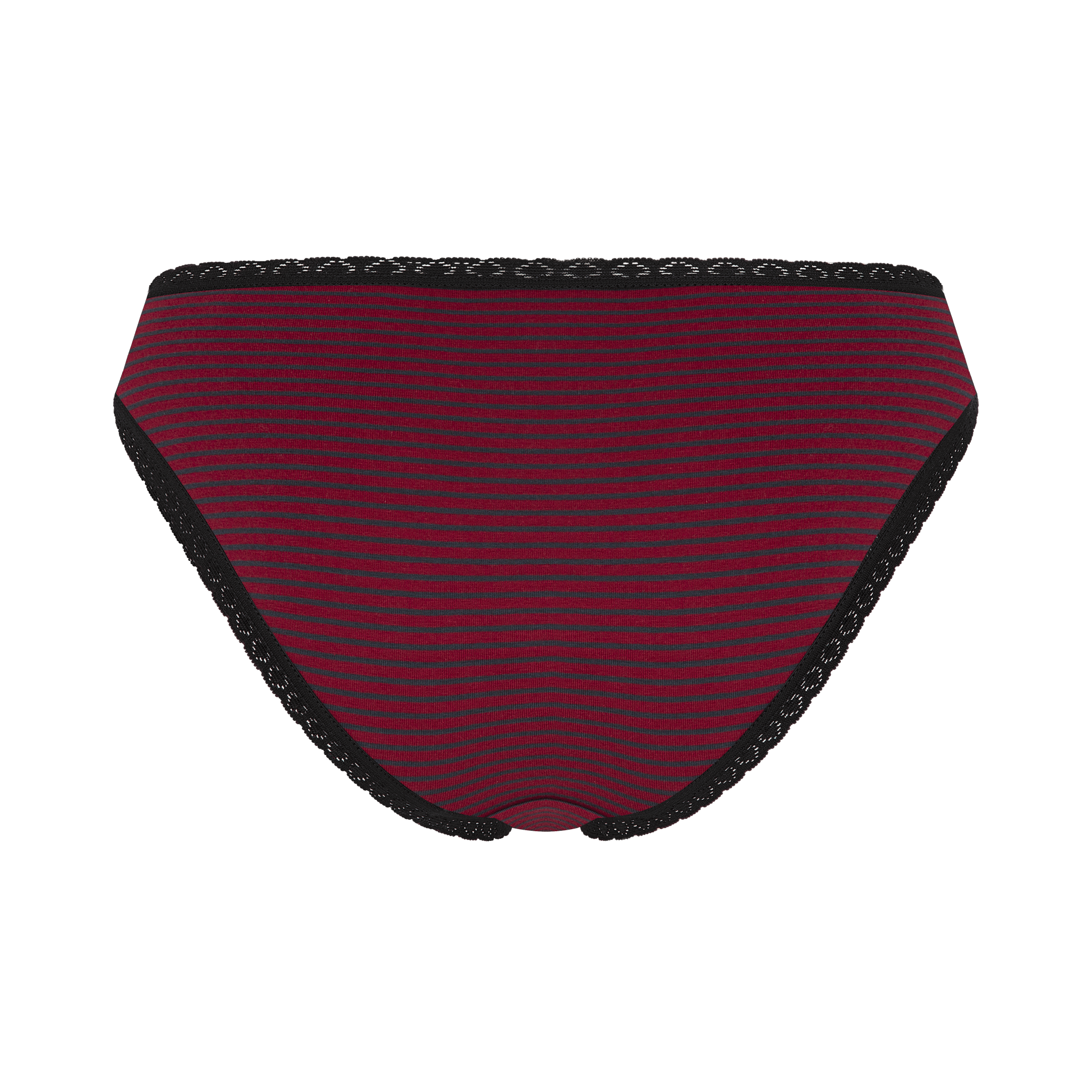 Bio-Baumwoll-Slip mit Spitze - Evermind.eco
